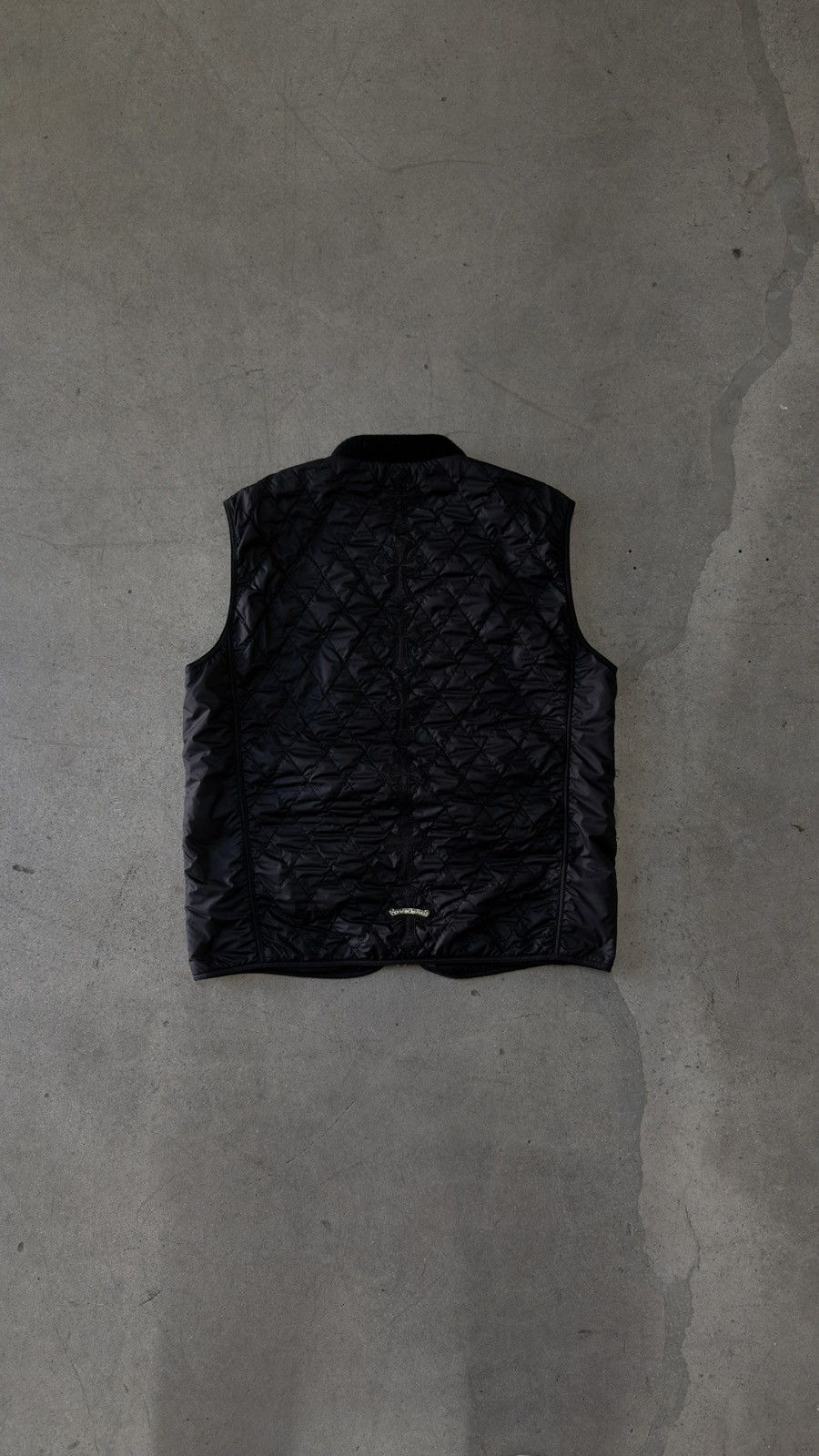 Chrome Hearts SUPER RARE!! Chrome Hearts Spinal Cross Patch Vest Size US M / EU 48-50 / 2 - 1 Thumbnail