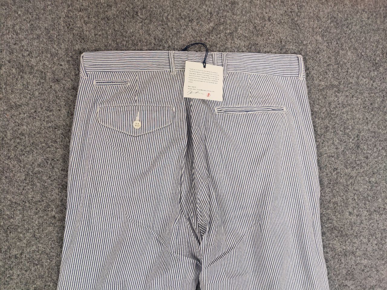 Creep Creep by Hiroshi Awai Design Light Striped Trouser Pants Size US 34 / EU 50 - 8 Thumbnail