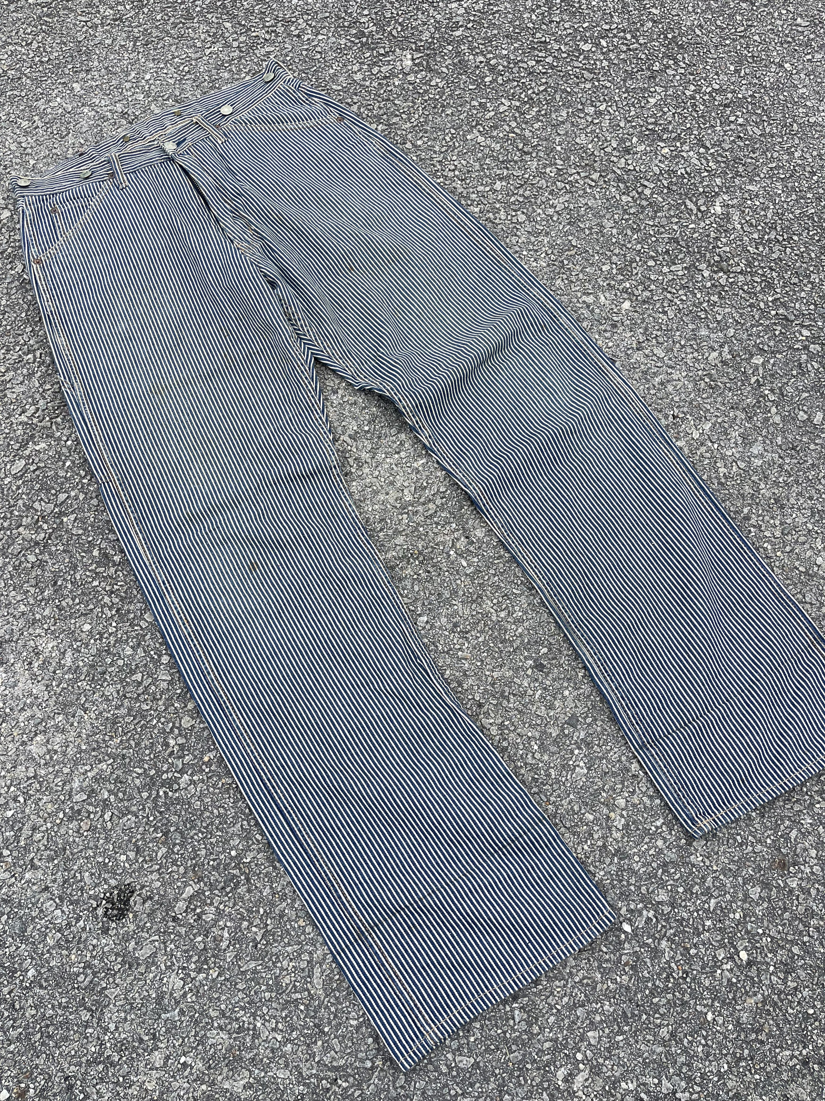 Hysteric Glamour × Vintage Vtg Hysteric Glamour Hickory Workwear Trouser Size US 33 - 4 Thumbnail
