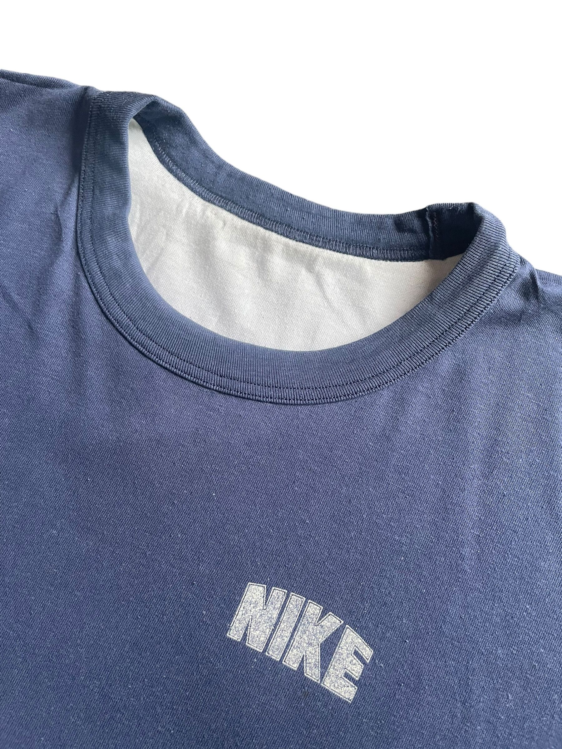 Nike Vintage 80's NIKE BLOCK Reverseable Tshirt Size US XL / EU 56 / 4 - 4 Thumbnail