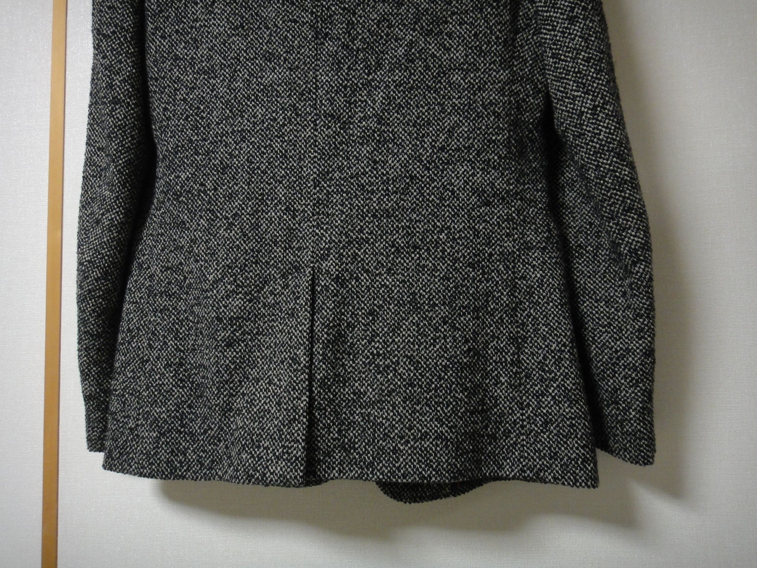 Dolce & Gabbana DOLCE&GABBANA Black Label Tweed Jacket Wool Blend Excellent Size 50R - 4 Thumbnail