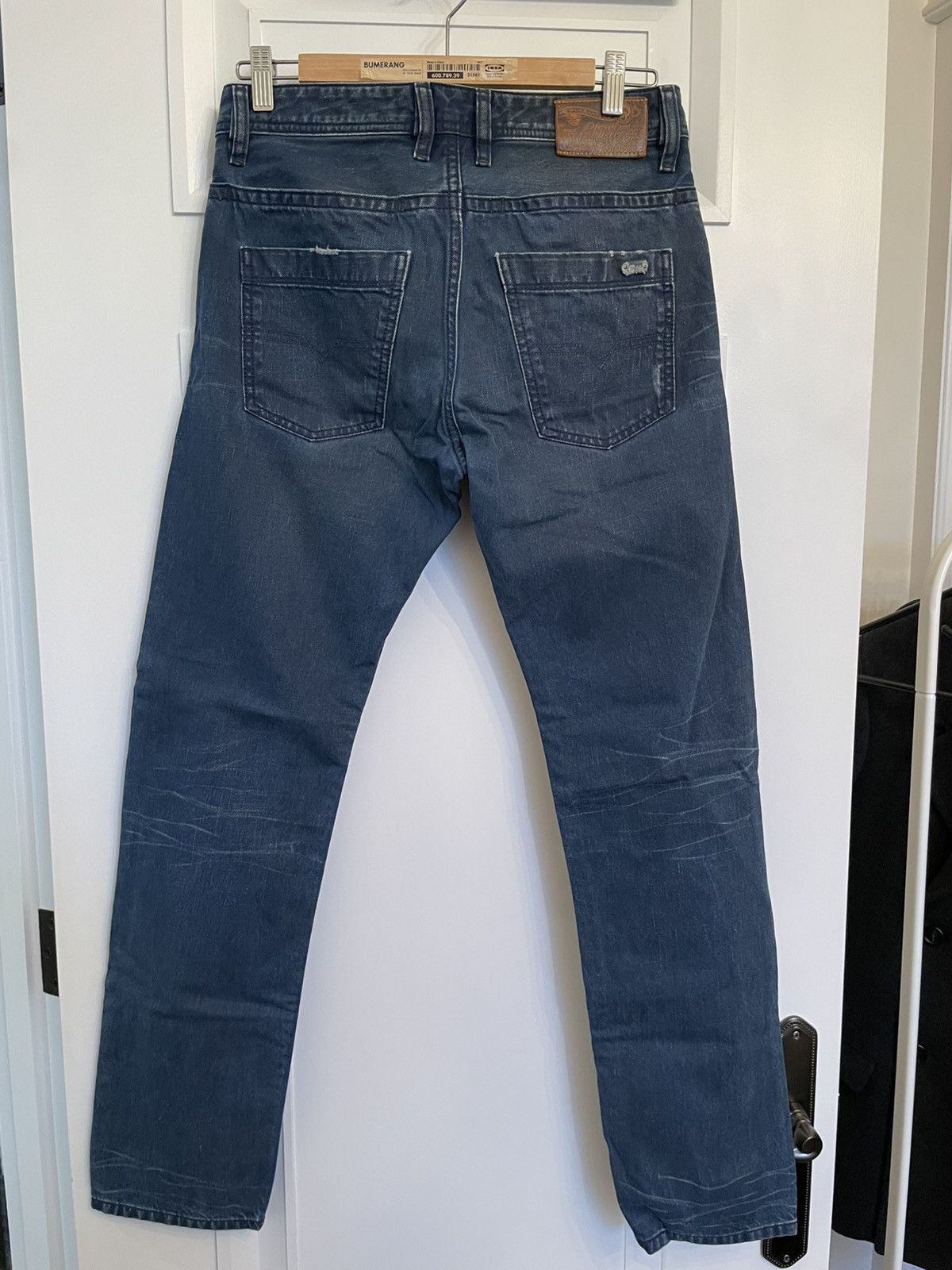 Diesel Diesel Braddom washed regular slim - Carrot deep navy jean Size US 28 / EU 44 - 4 Thumbnail