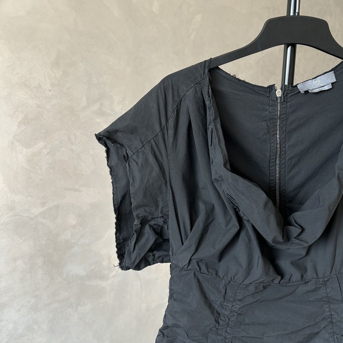 Alexander McQueen Alexander Mcqueen 2009 Raw Seam Cowl Neck Peplum Dress Size L / US 10 / IT 46 - 5 Thumbnail