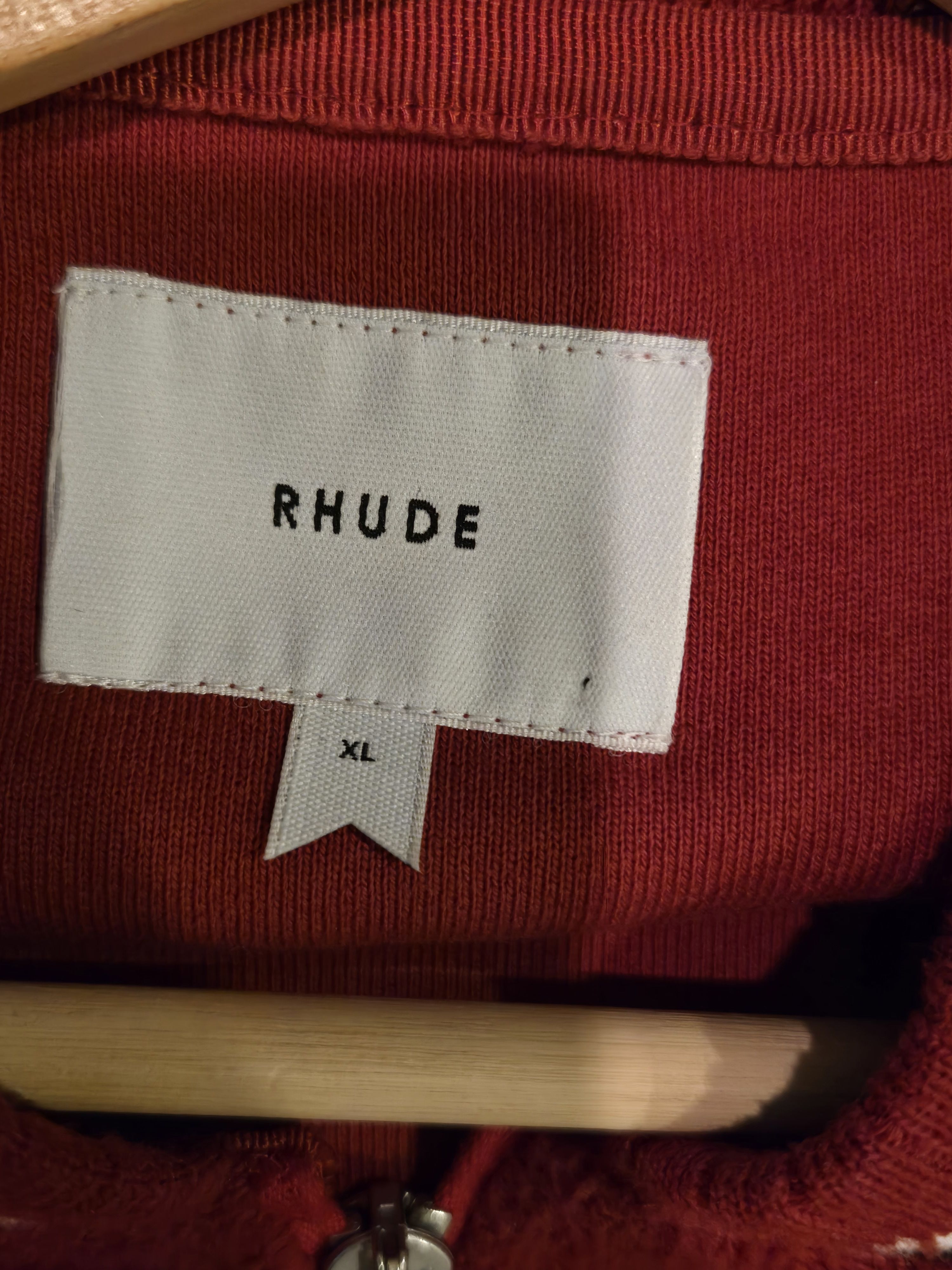 Rhude Rhude varsity quarter zip sweatshirt Size US XL / EU 56 / 4 - 3 Thumbnail