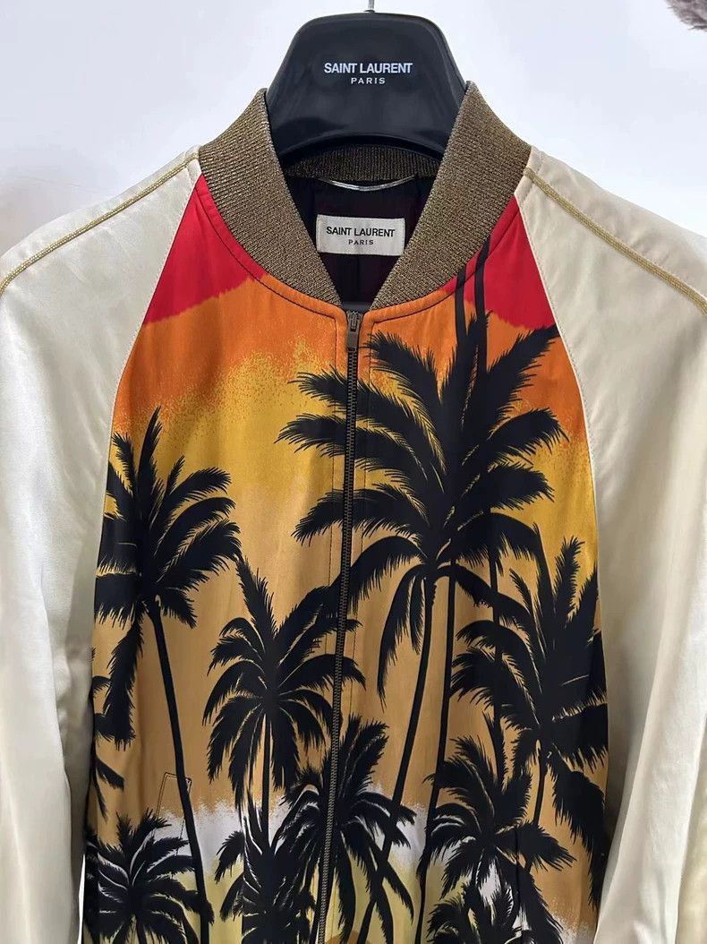 Saint Laurent Paris Saint Laurent Paris 16ss coconut tree jacket-2506 Size US M / EU 48-50 / 2 - 3 Thumbnail