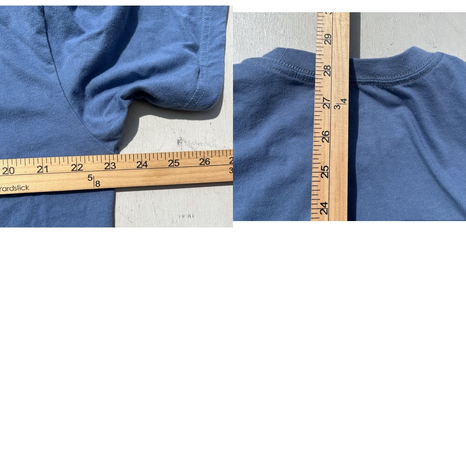 Vintage True Classic T-Shirt Blue Solid XL Men’s Heritage 50s Iconic Brando Dean Shirt, Cotton Blend, Short Sleeve, Regular Fit, Logo Size US XL / EU 56 / 4 - 8 Thumbnail