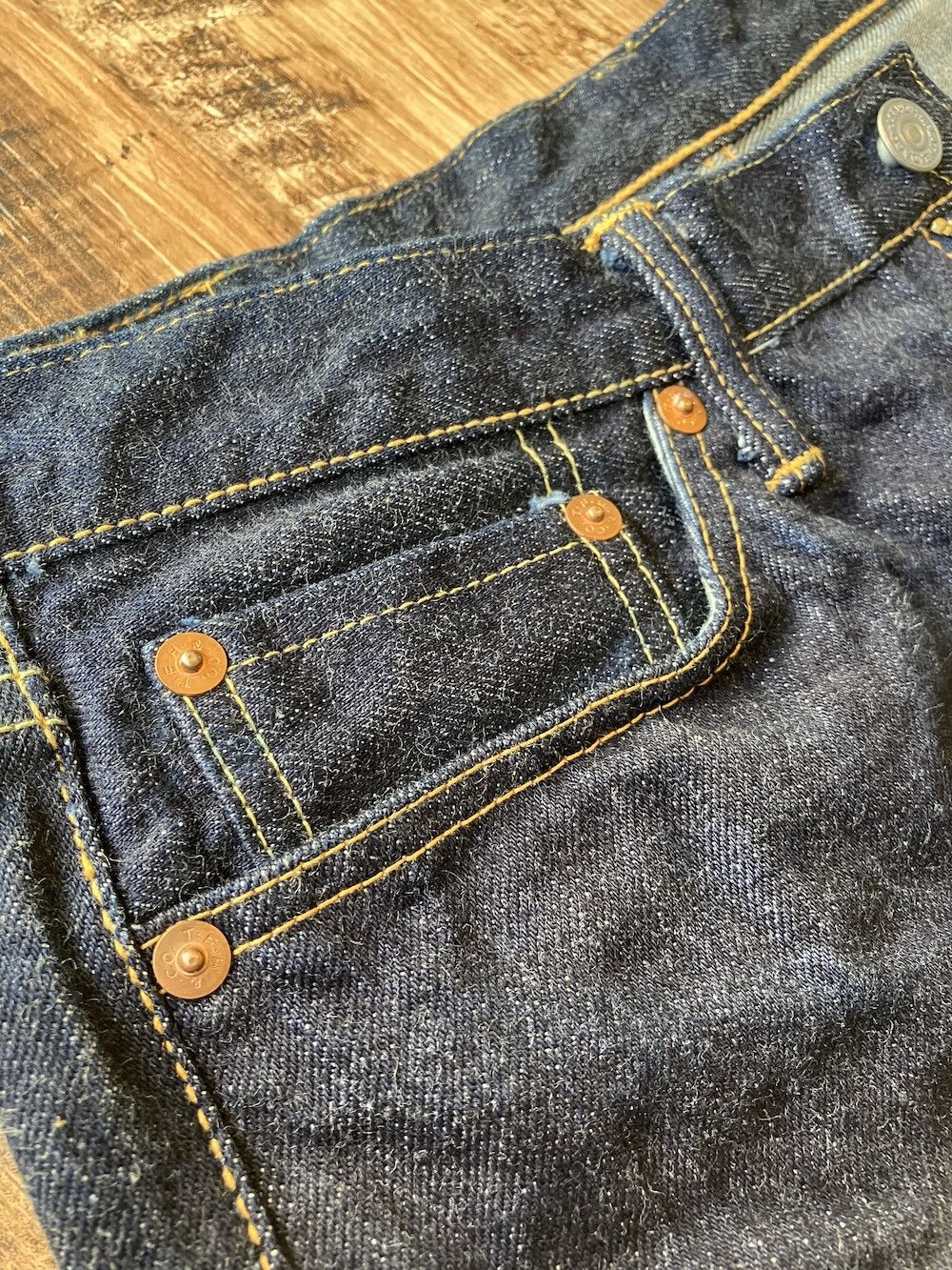 The Flat Head THE FLAT HEAD 1007 Bootcut W31 x L32 Zimbabwe cotton 14.5oz Size US 31 - 8 Thumbnail
