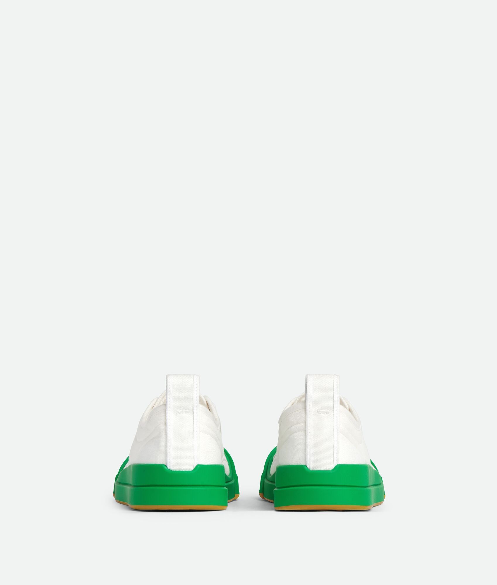Bottega Veneta o1w1db10225 Vulcan Low-Top Sneakers in White/Green Size US 8 / EU 41 - 3 Thumbnail
