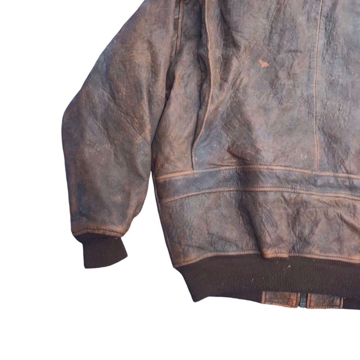 Avirex Robo Avirex Faux Fur Jacket Style WW II Leather Jacket Size US L / EU 52-54 / 3 - 10 Thumbnail