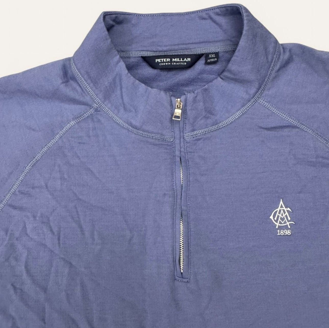 Peter Millar Peter Millar Crown Crafted XXL Quarter-Zip / 1898 Club Crest Size US XXL / EU 58 / 5 - 6 Thumbnail
