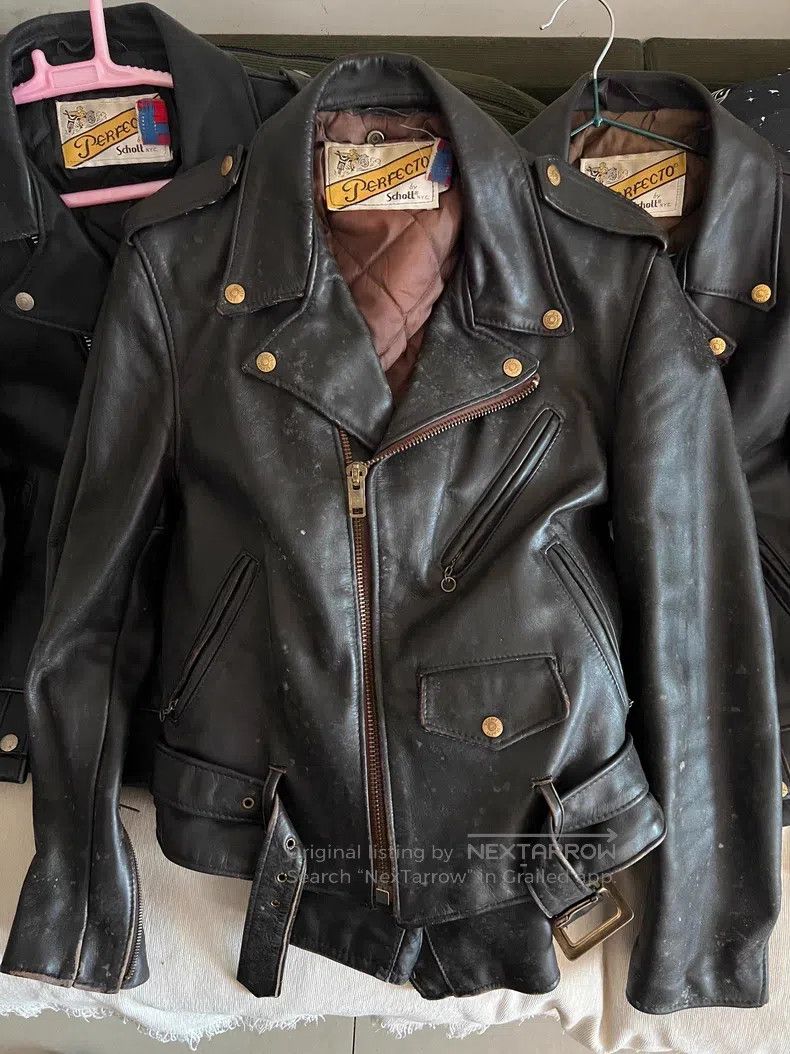 Schott Schott NYC 618 Leather Jacket Size US S / EU 44-46 / 1 - 1 Thumbnail