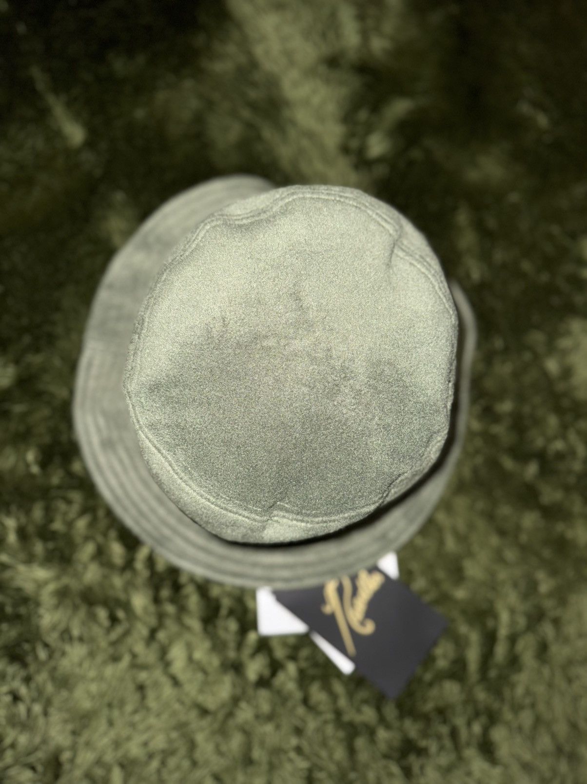Needles [L] Needles Poly Fleece Embroidered Logo Bucket Hat Green Size ONE SIZE - 4 Thumbnail