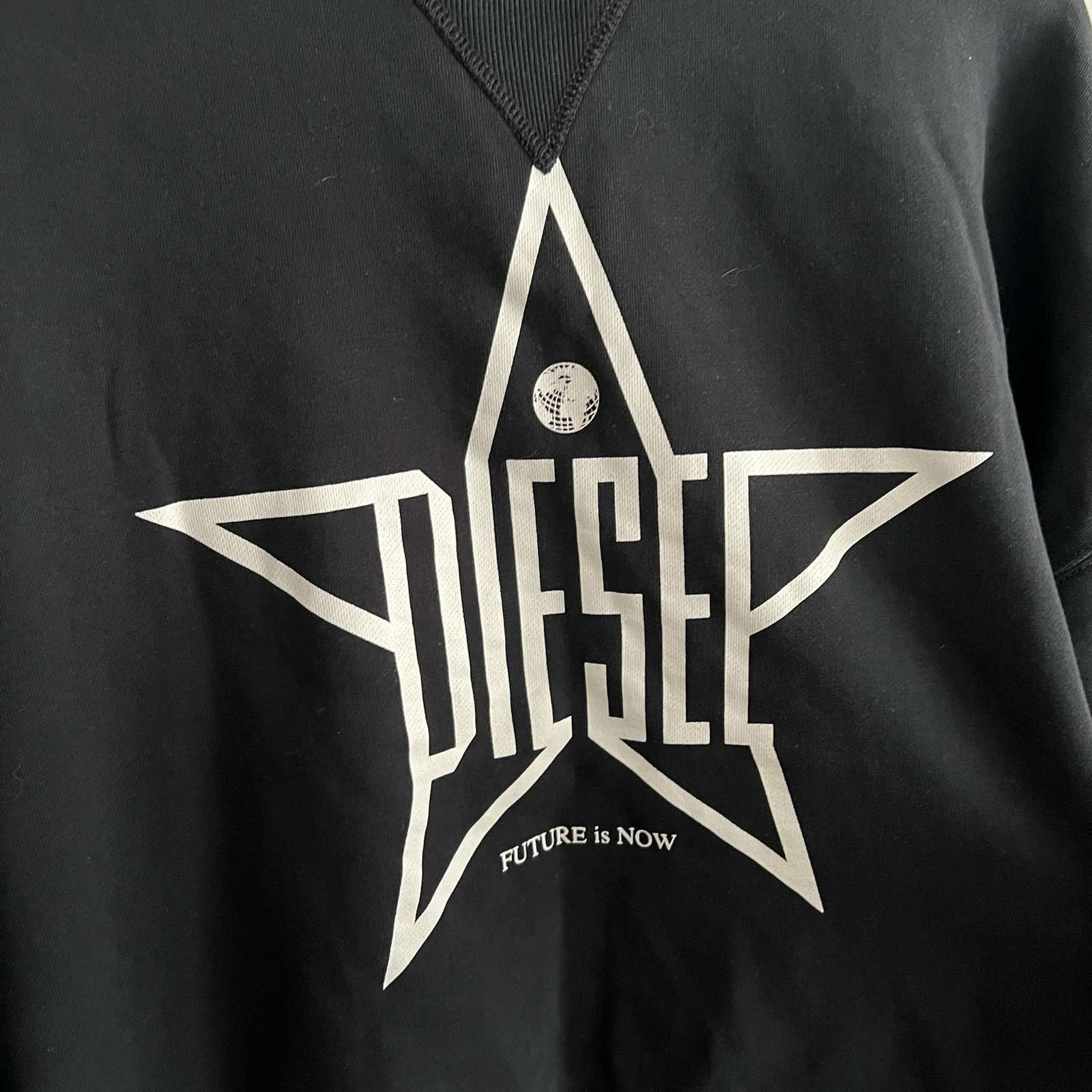 Diesel × Japanese Brand Diesel Crewneck Sweatshirt Big Logo Sz M Size M / US 6-8 / IT 42-44 - 3 Thumbnail