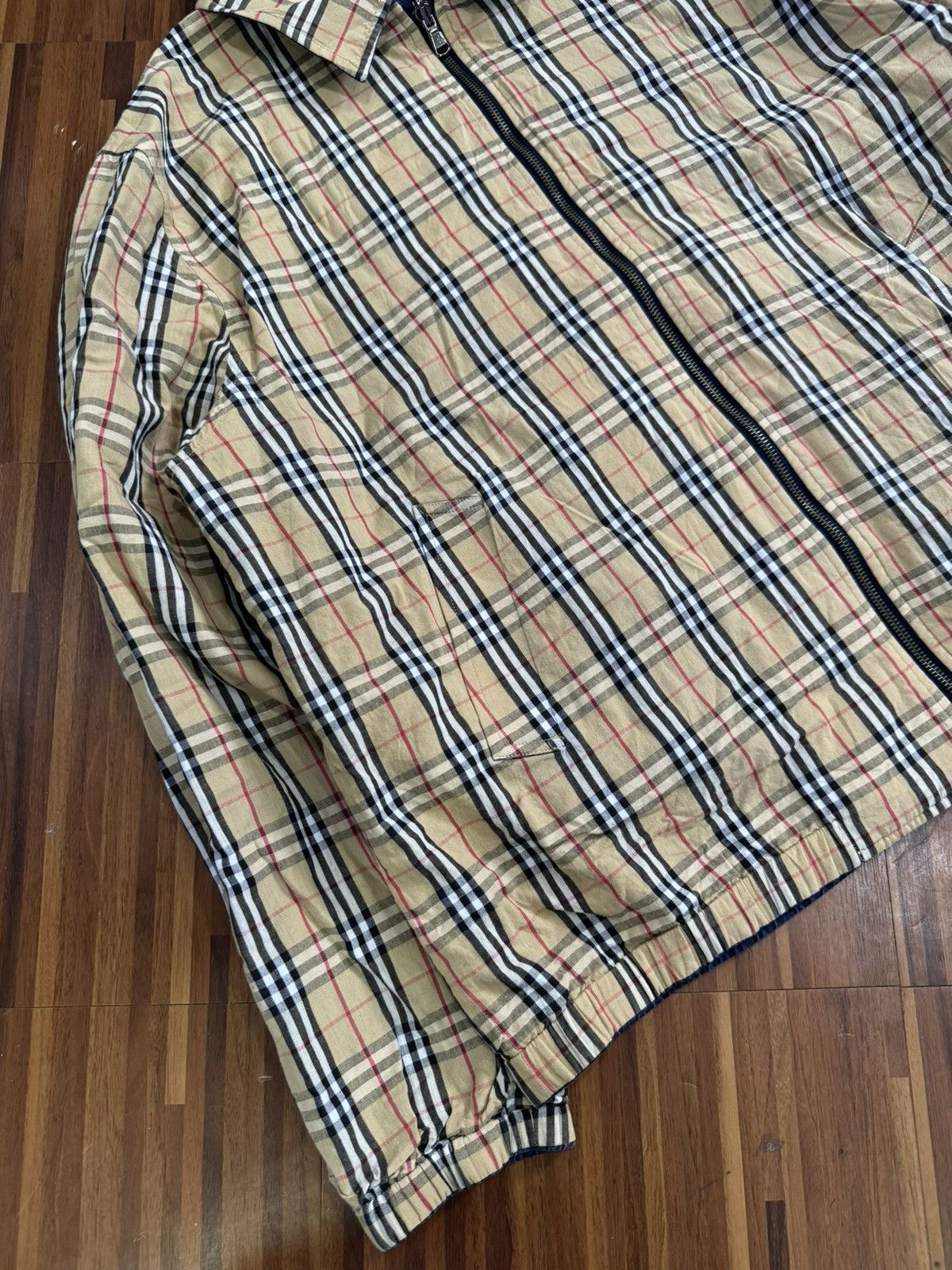 Burberry Vintage Burberry Reversible Jacket Size US L / EU 52-54 / 3 - 3 Thumbnail