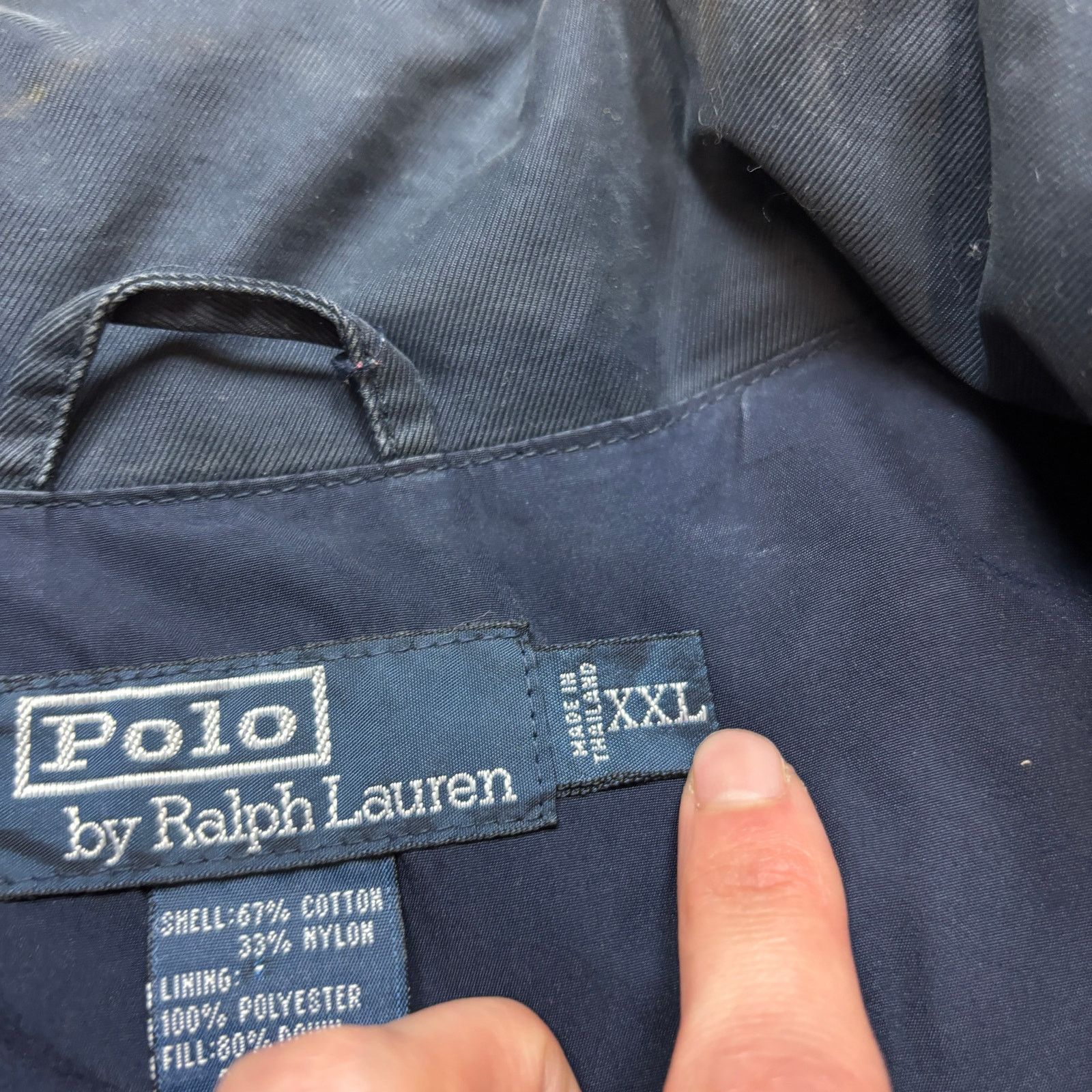 Polo Ralph Lauren × Vintage Vintage Polo Ralph Lauren Down Insulated Rider Jacket 2XL Size US XXL / EU 58 / 5 - 5 Thumbnail