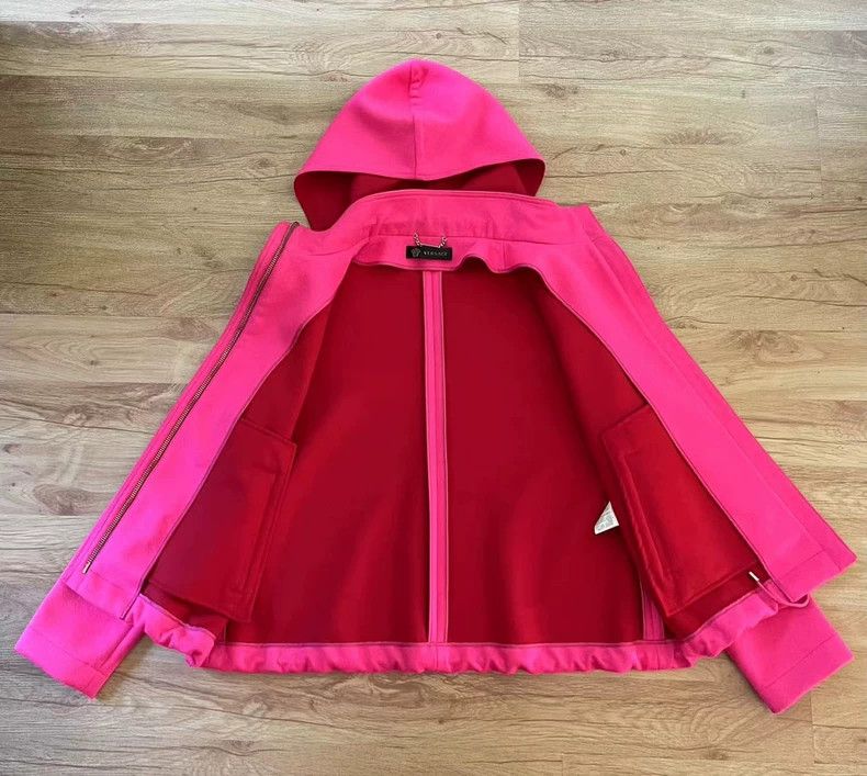 Versace Versace Women's top jacket with a hood Size L / US 10 / IT 46 - 2 Thumbnail