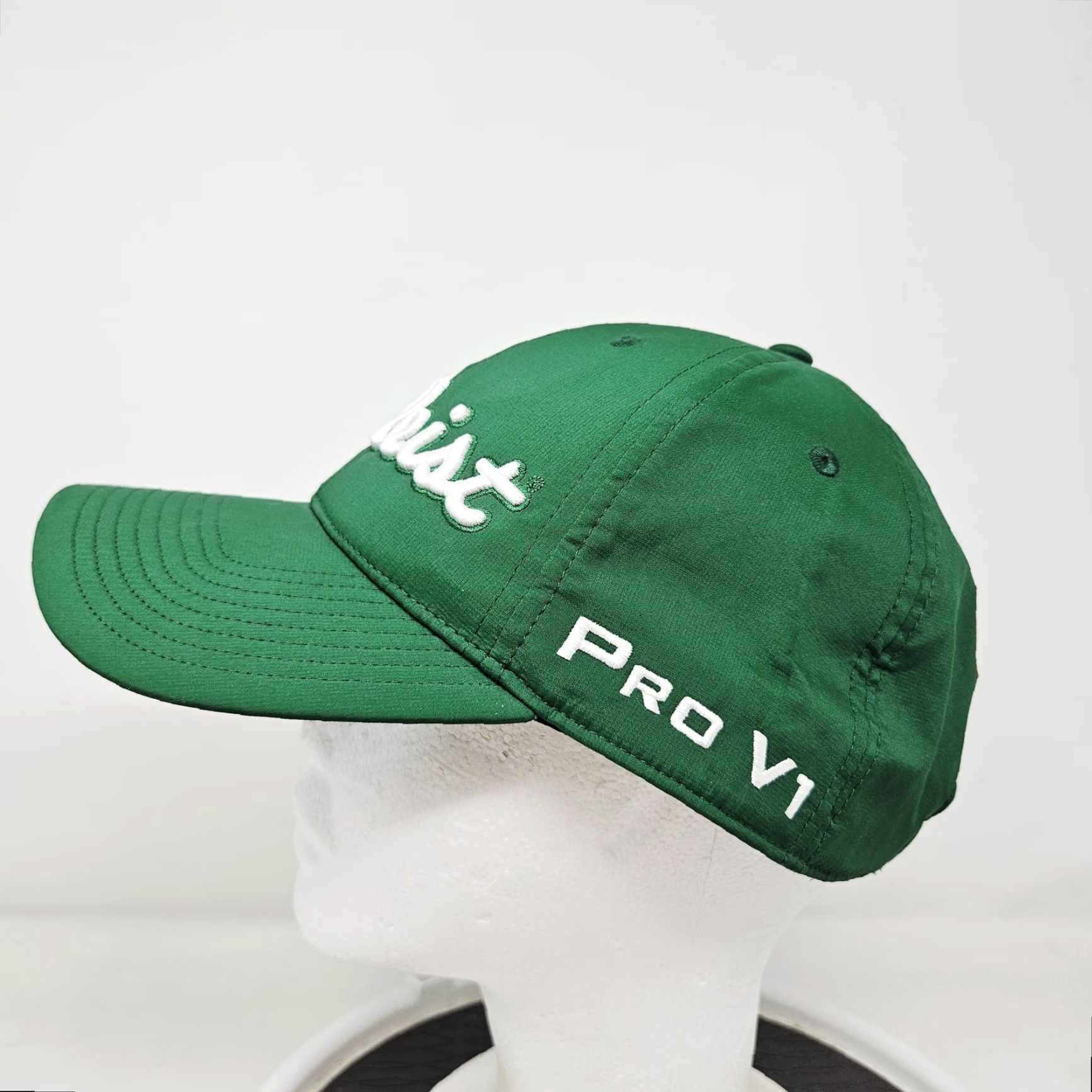 Titleist Titleist Hat Cap Golf One Size Green Pro V1 Tour Mens Adjustable Strap Back Sports Size ONE SIZE - 6 Thumbnail