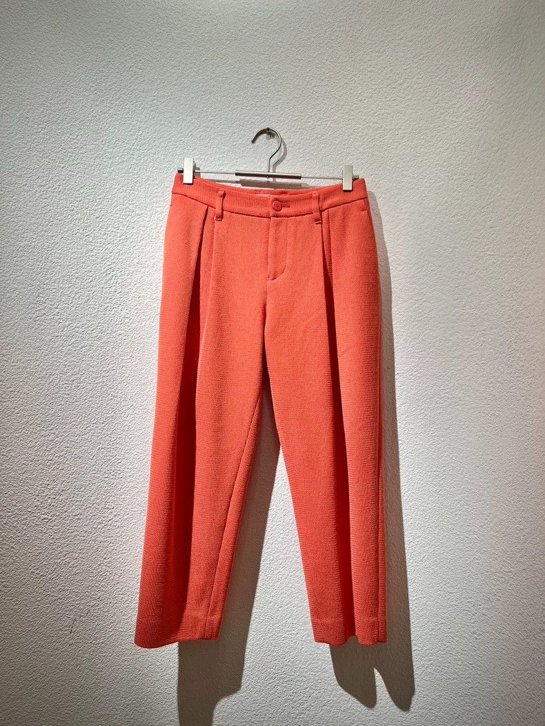 Issey Miyake Issey Miyake size:1 Orange pleated pants Size 42" / US 20 - 1 Thumbnail
