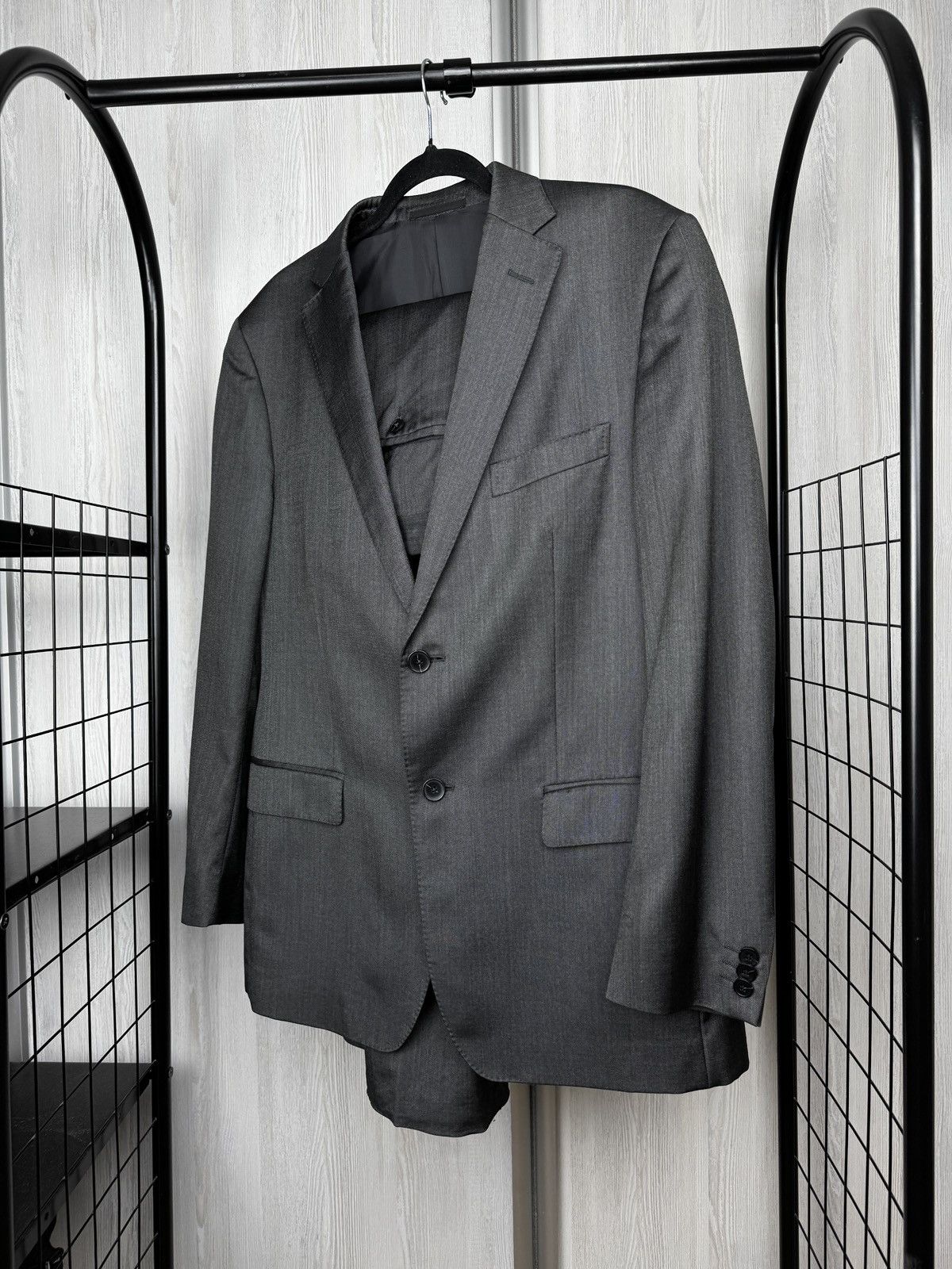 Z Zegna Z Zegna Graphite Grey Wool Silk 2 pcs city suit size 50R Size 40R - 2 Thumbnail