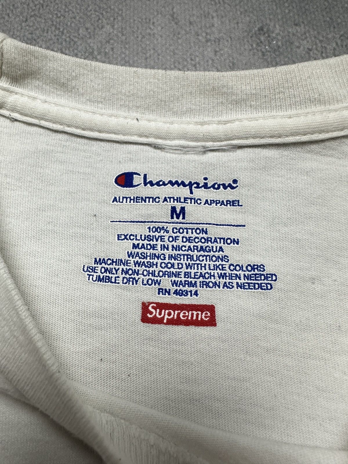 Champion × Supreme Supreme Champion Long Sleeve Stacked C Tee Size US M / EU 48-50 / 2 - 8 Thumbnail