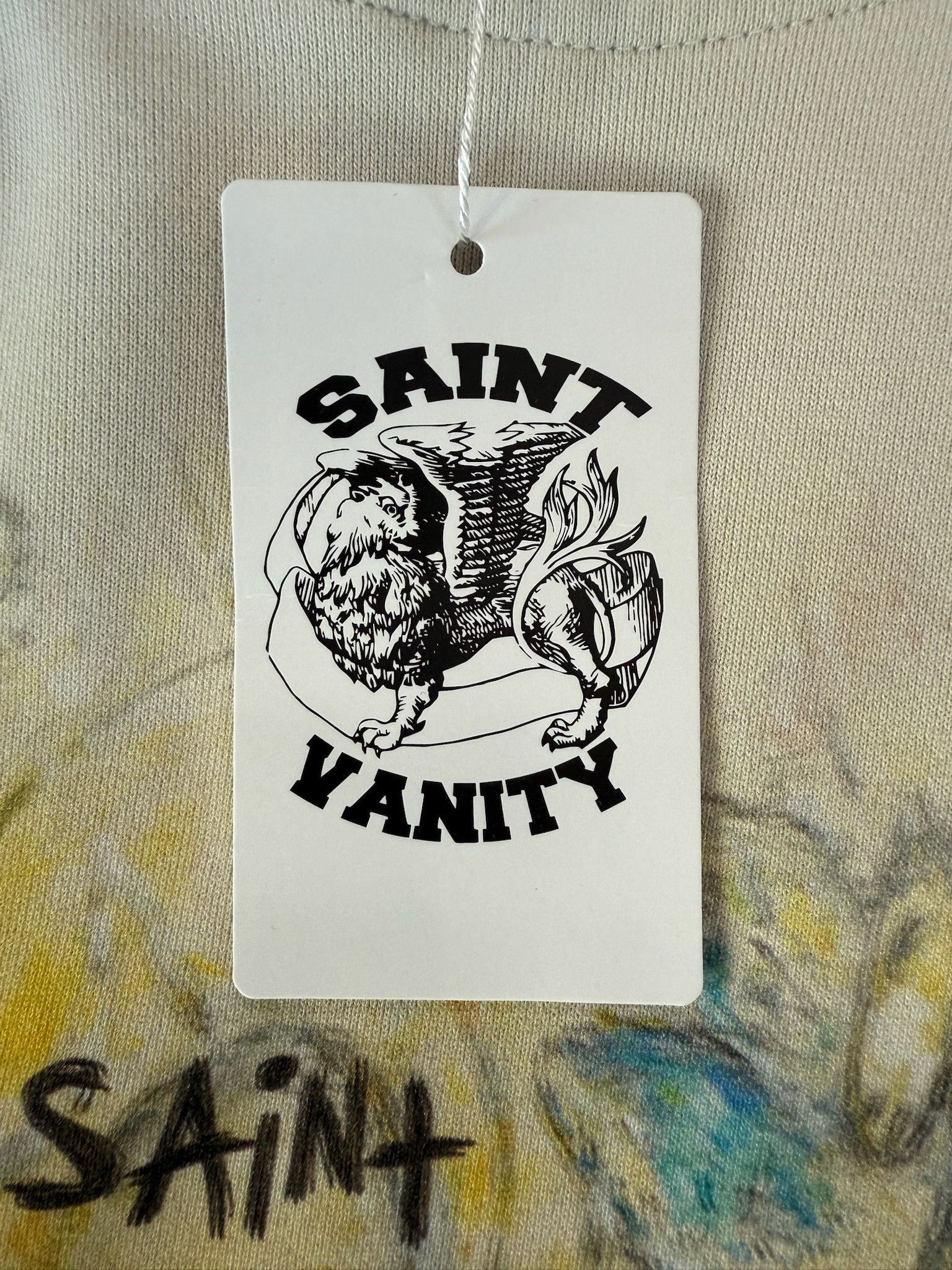Saint Vanity Saint Vanity "Vain Life" Hoodie (Cream) - Size XL Size US XL / EU 56 / 4 - 2 Thumbnail