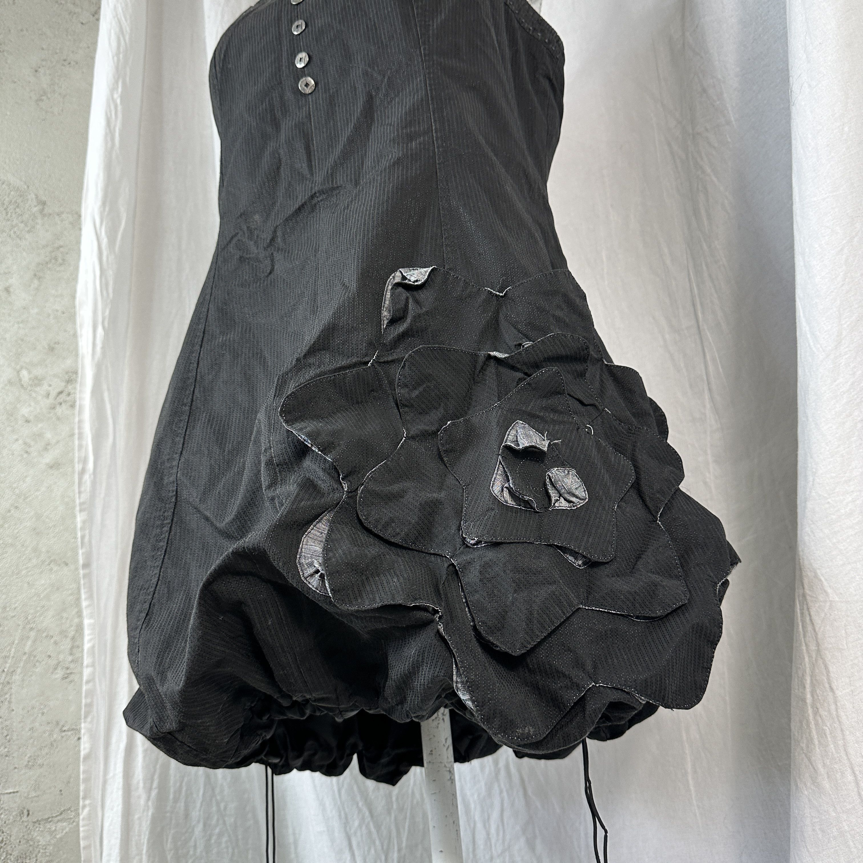 Vintage Vintage Avant Garde Y2K Retro Opium Bubble Roses 00s Dress Size L / US 10 / IT 46 - 4 Thumbnail