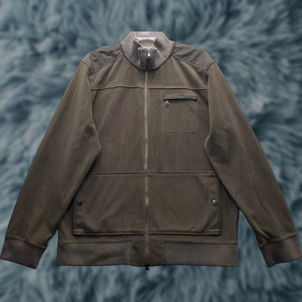 Banana Republic Banana Republic Jacket Womens XL Green Fleece Full Zip EUC - Casual Outdoor Short Sleeve? Size XL / US 12-14 / IT 48-50 - 1 Thumbnail