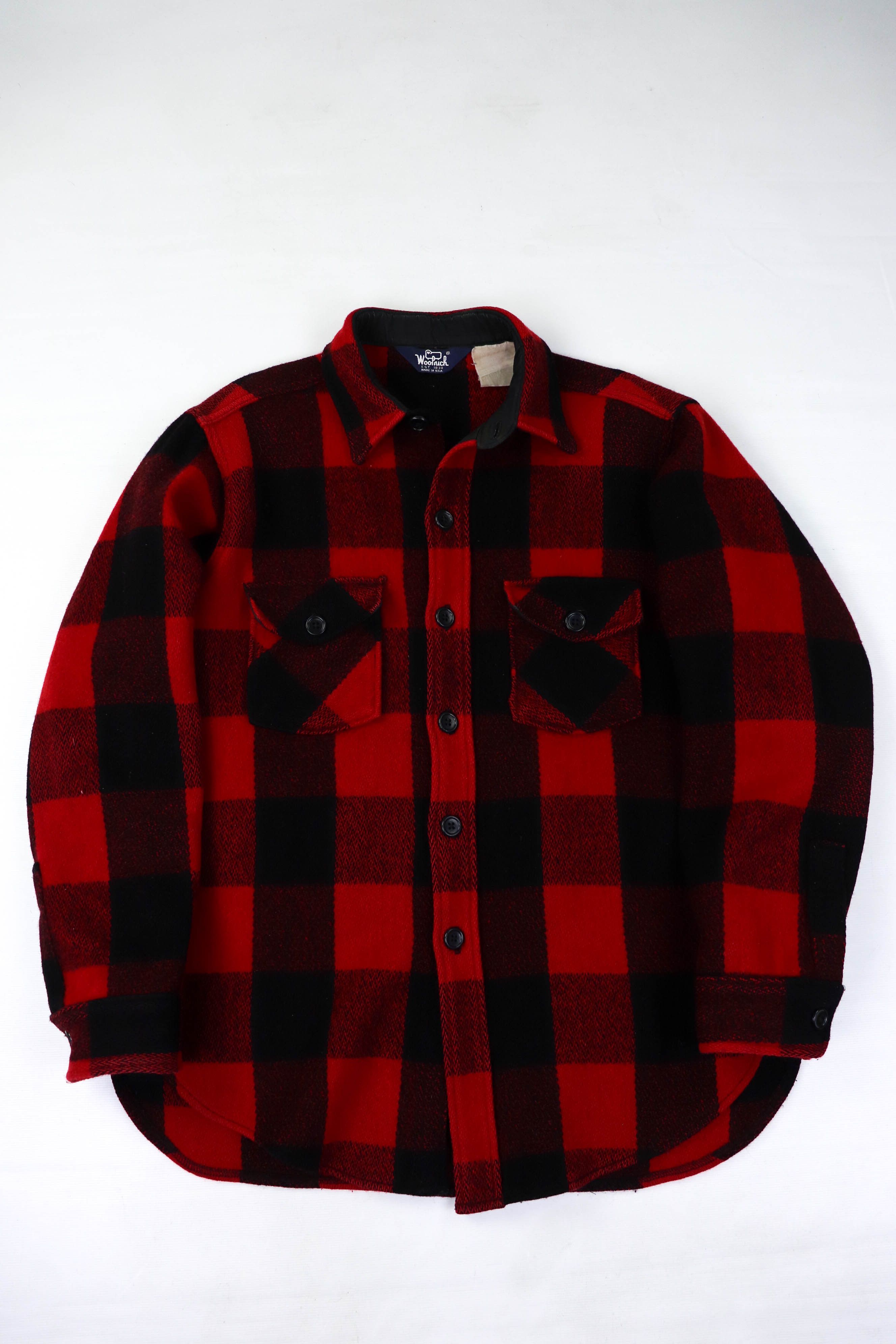 Woolrich Woolen Mills Vintage Woolrich U.S.A. Buffalo Plaid Wool Lumberjack Jacket Size US M / EU 48-50 / 2 - 1 Thumbnail
