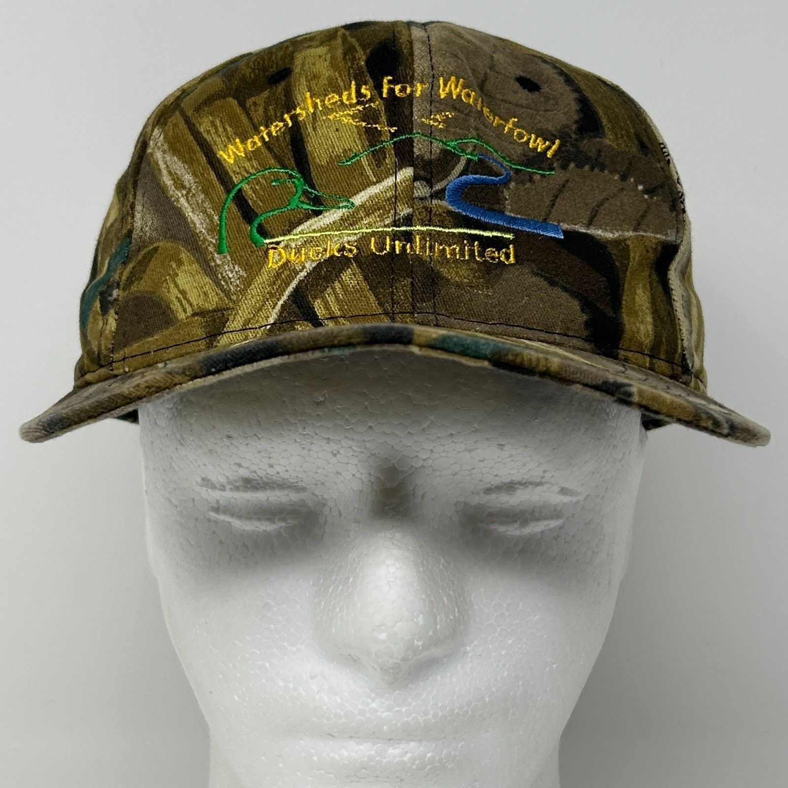 Other Vintage 90s Ducks Unlimited Hat Baseball Cap Waterfowl Size ONE SIZE - 2 Thumbnail