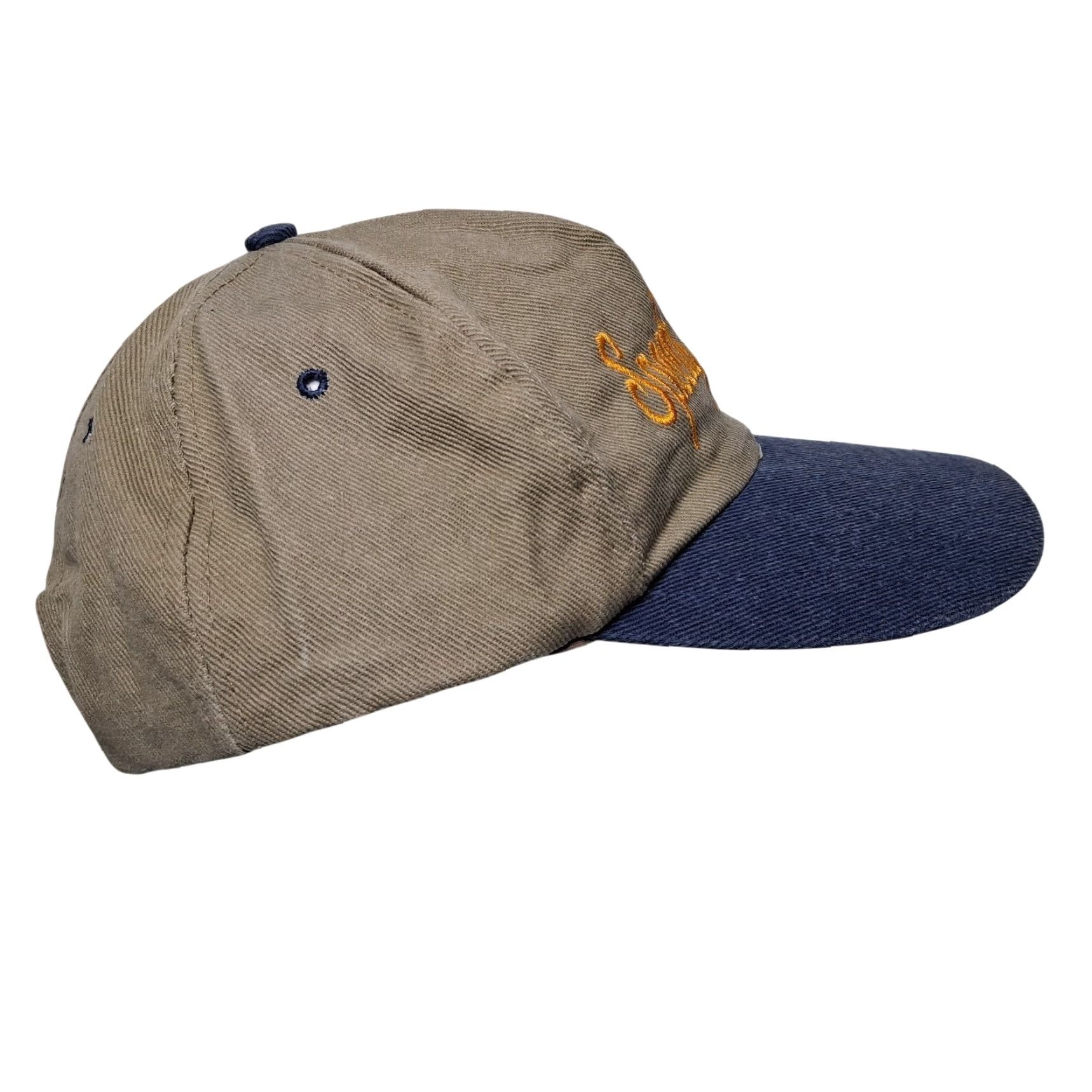 GAS VINTAGE Nissin Cap Baseball Cap Hat One Size Beige Canvas Speedy Mart Gas Station Retro Adjustable Snap Back Men Size ONE SIZE - 4 Thumbnail