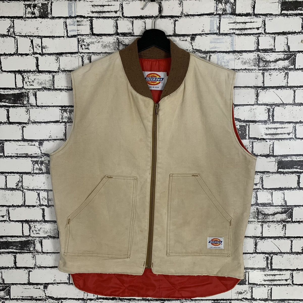 Designer Vintage Dickies Chore Vest Jacket Size US M / EU 48-50 / 2 - 1 Thumbnail