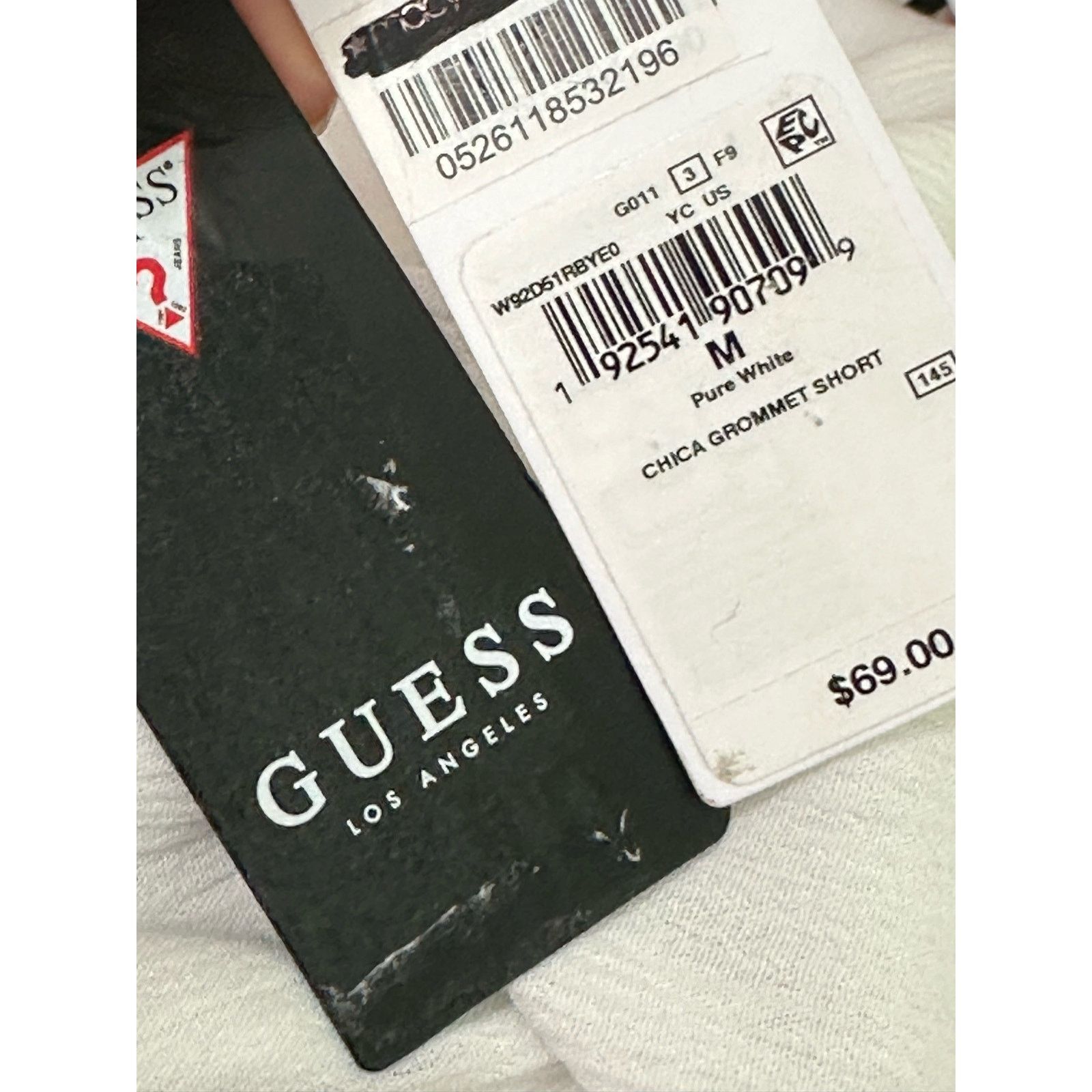 Guess Guess white rayon shorts size Medium Size 30" / US 8 / IT 44 - 5 Thumbnail