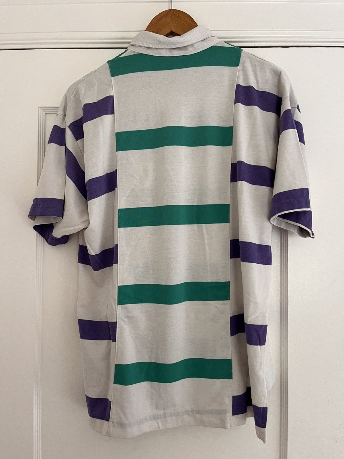 Adidas Adidas Striped Reworked Rugby Shirt Size US M / EU 48-50 / 2 - 2 Thumbnail