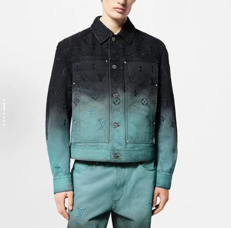 Louis Vuitton LV Embroidered Gradient Denim Jacket-2507 Size US M / EU 48-50 / 2 - 6 Thumbnail