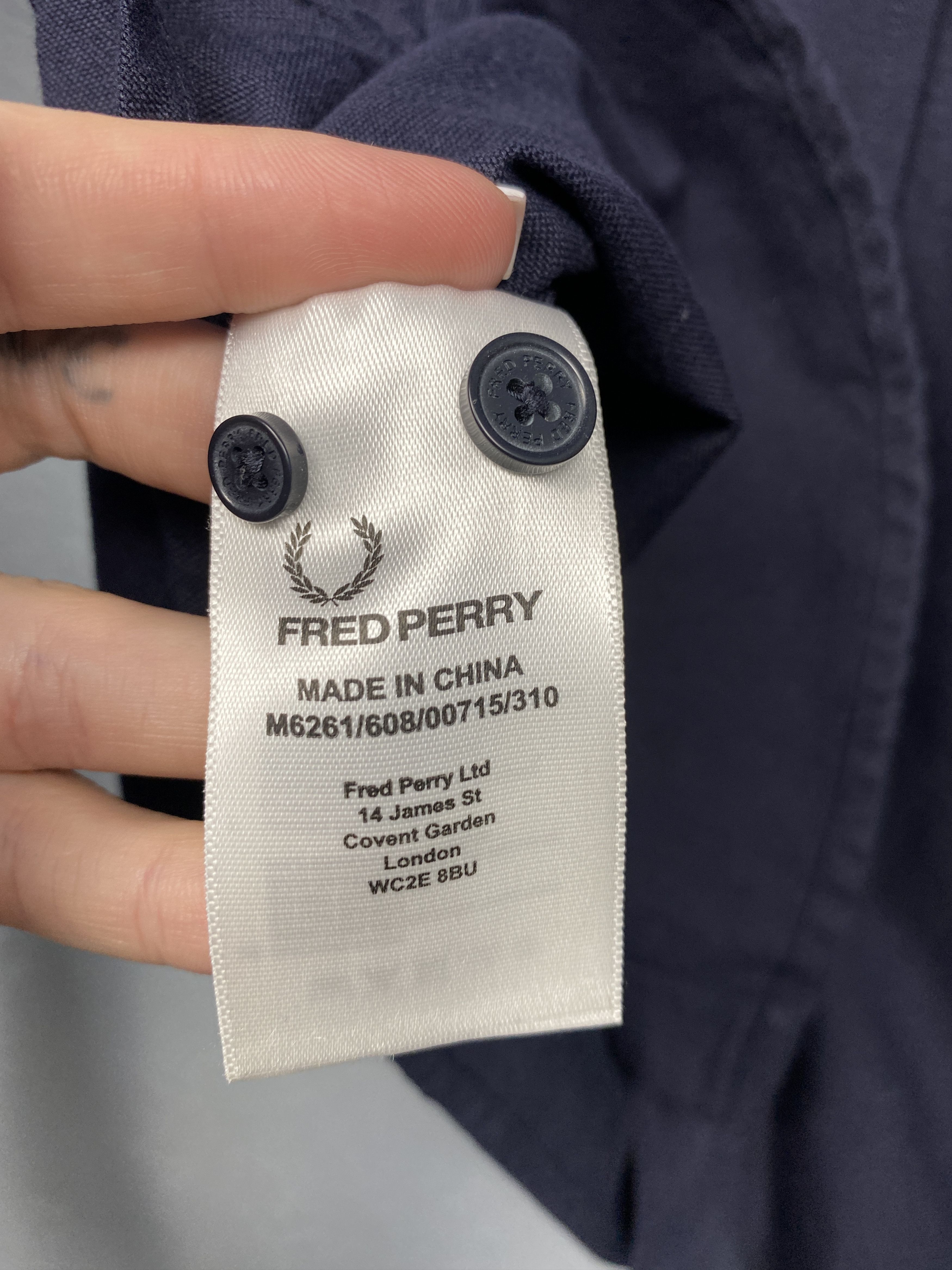 Drake's × Fred Perry Fred Perry Drakes Vintage Mens Long Sleeve Shirt Size US S / EU 44-46 / 1 - 5 Thumbnail