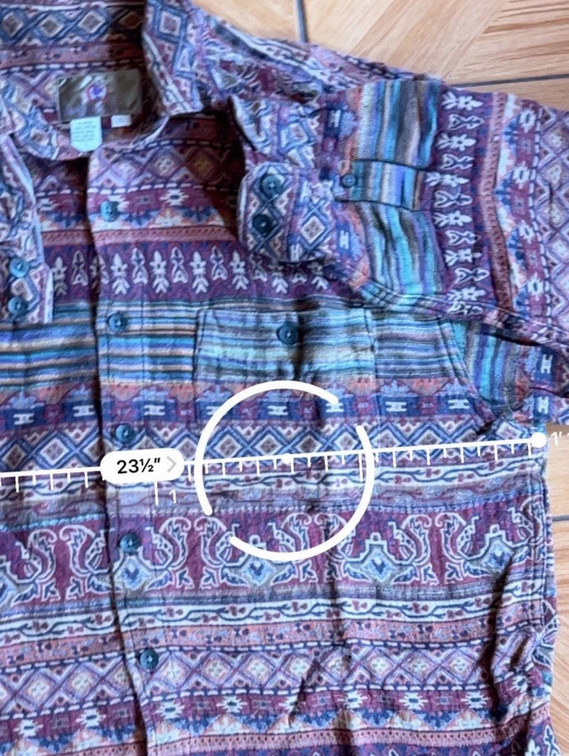 The Territory Ahead Territory Ahead Shirt Aztec Pattern Vtg Beacon Southwestern Size US L / EU 52-54 / 3 - 3 Thumbnail