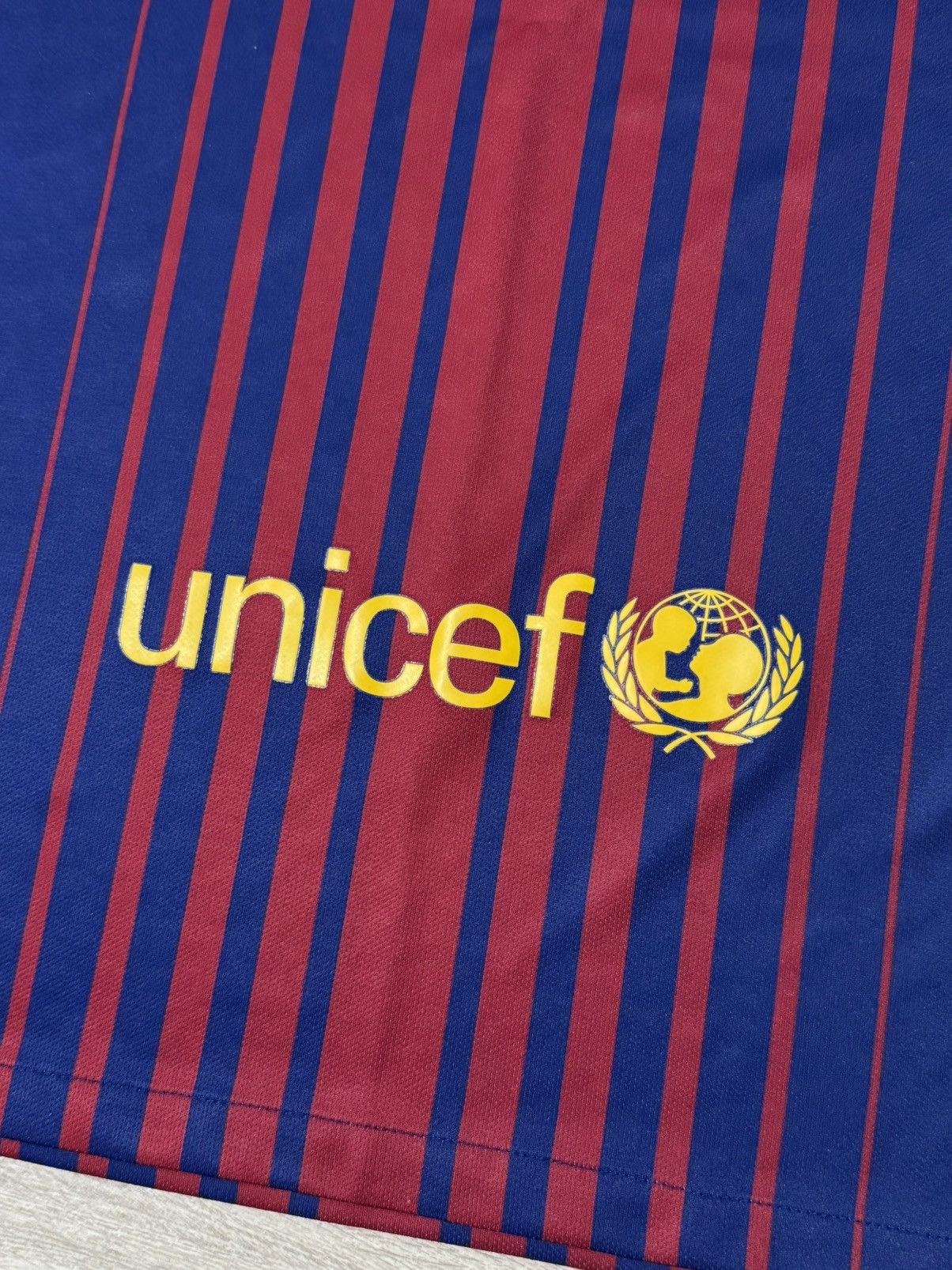 Nike 🔷Nike Barcelona 2017/18 Soccer Jersey and Shorts Set🔷 Size US S / EU 44-46 / 1 - 9 Thumbnail