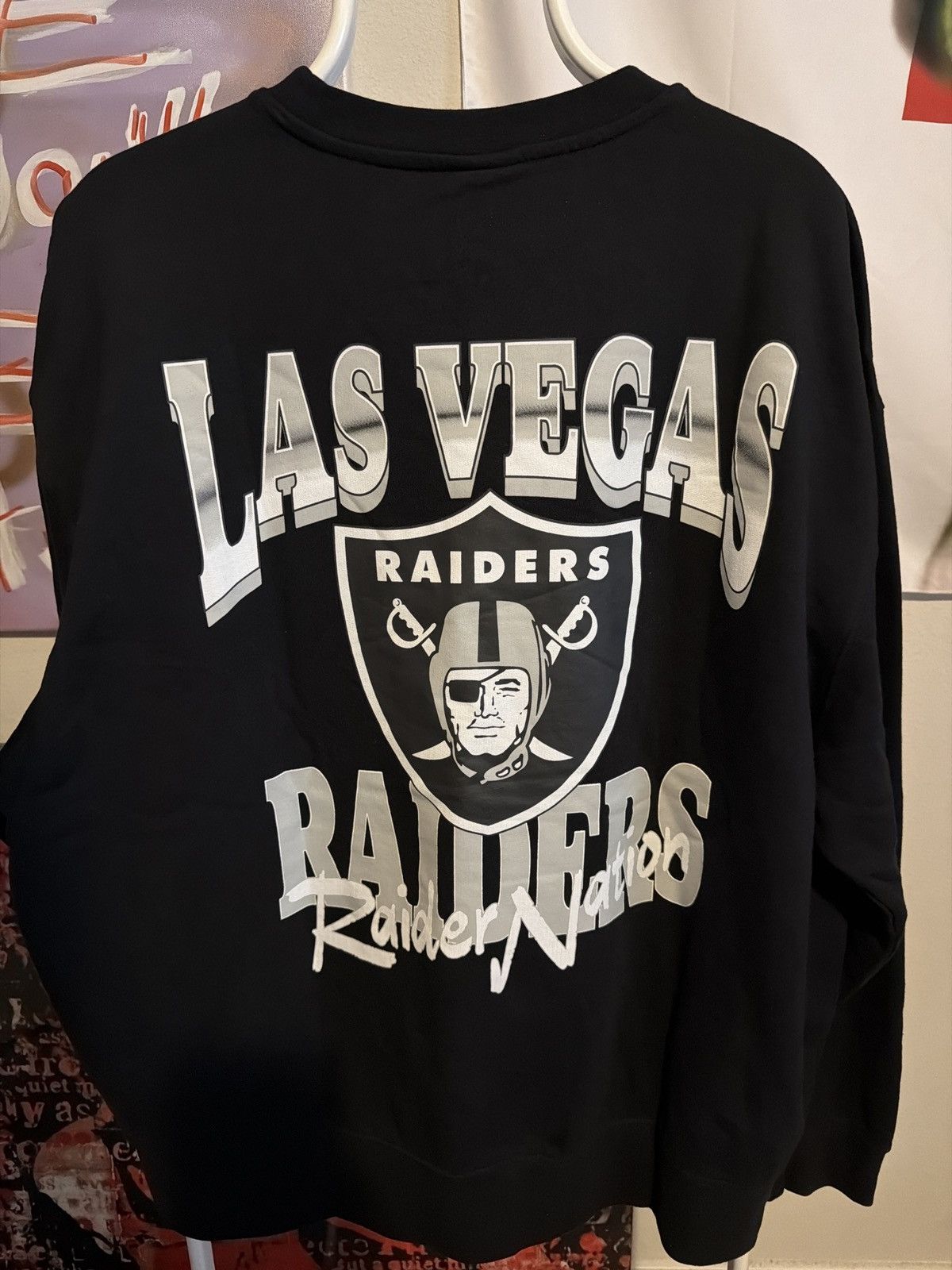 NFL Raiders Crewneck 90’s style Size US XL / EU 56 / 4 - 2 Thumbnail