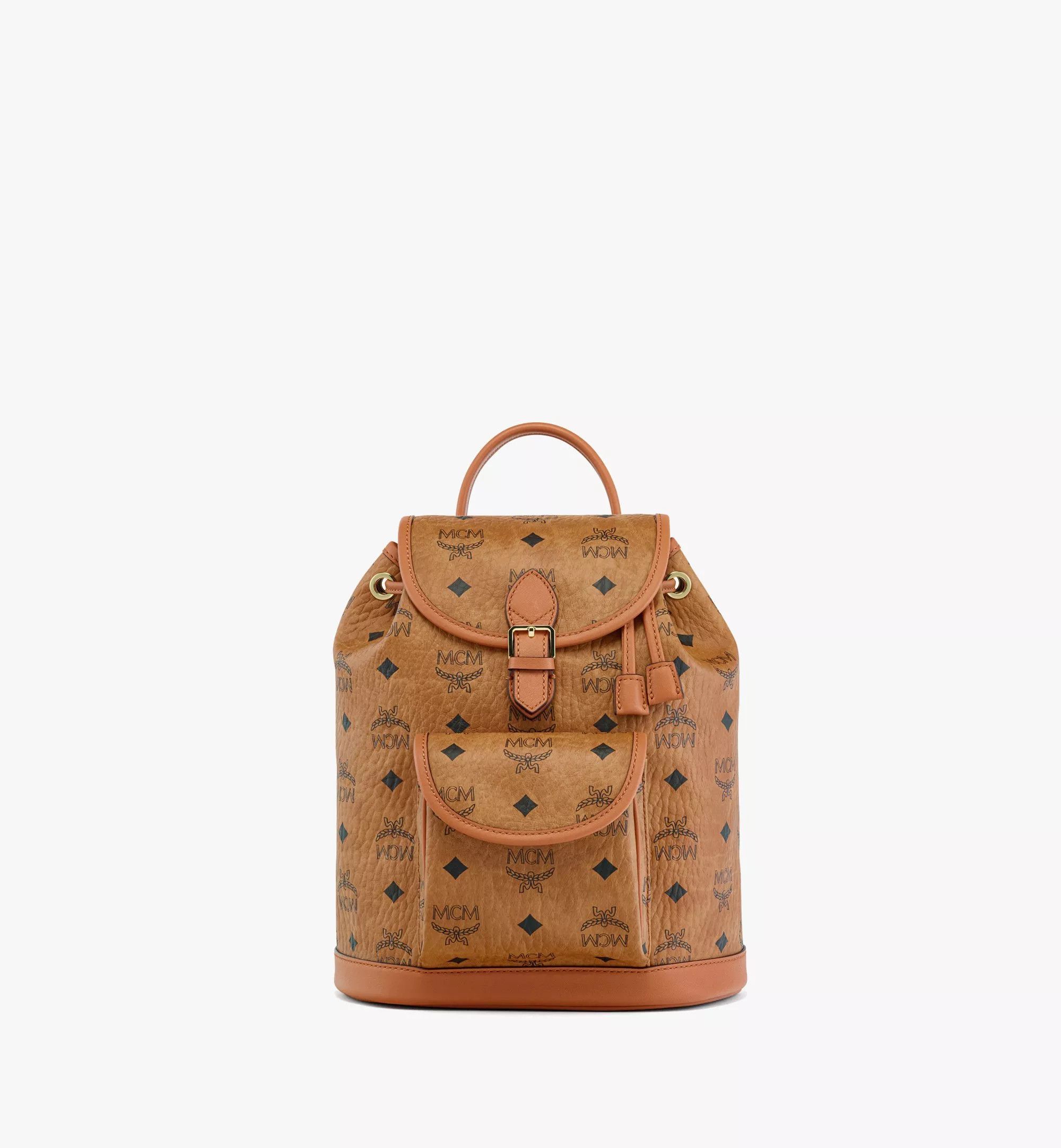 MCM o1mt1gz0725 Size: OS / Unisex Mini Backpack in Brown Size ONE SIZE - 1 Thumbnail