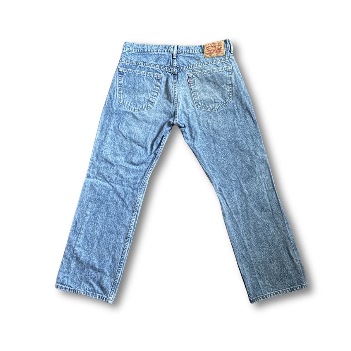 Levi's Levis 569 Jeans Mens 32x32 Blue Straight Distressed Denim Size US 32 / EU 48 - 9 Thumbnail