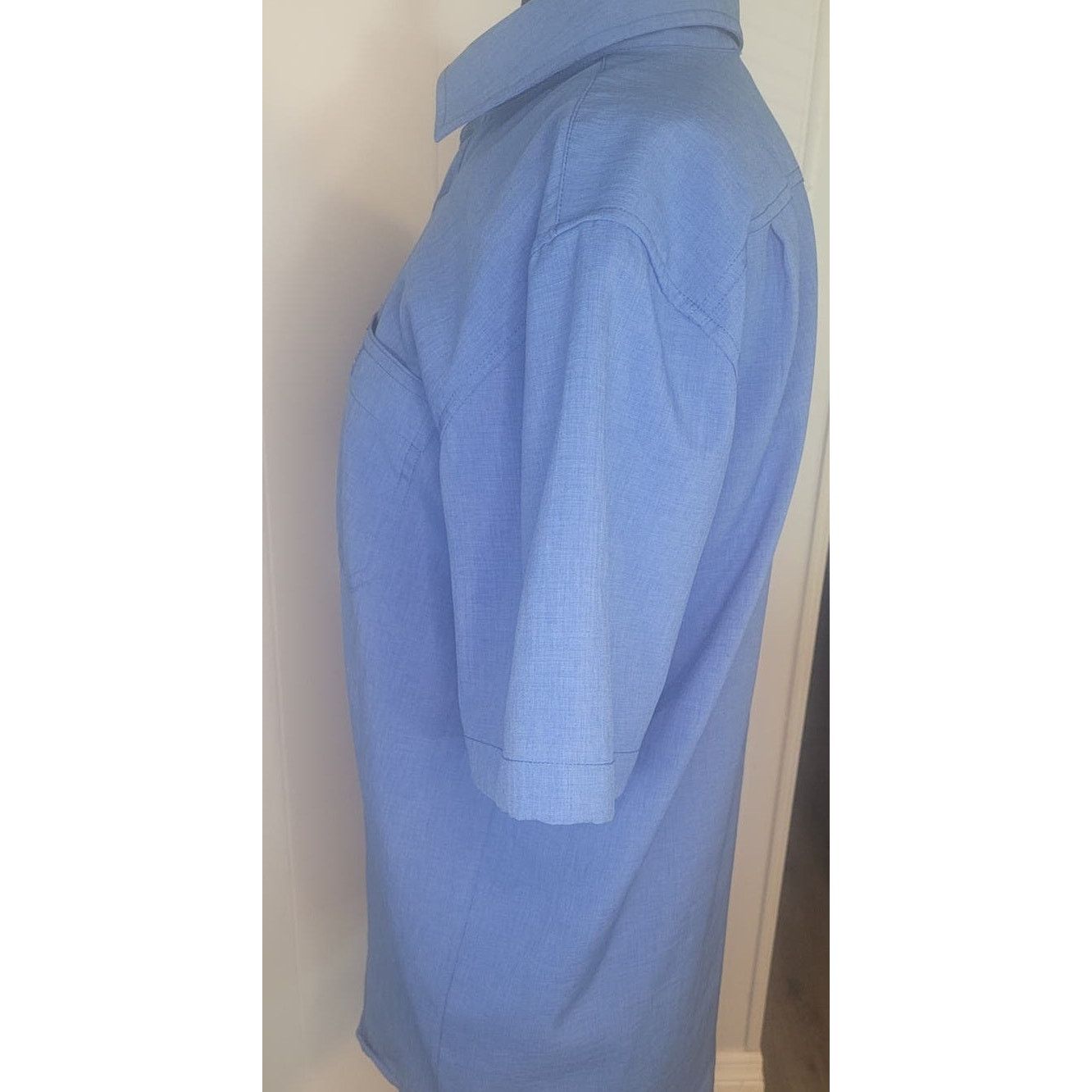 Orvis Orvis M Blue Performance Tech Chambray Work Wear Stretch Size US M / EU 48-50 / 2 - 2 Thumbnail