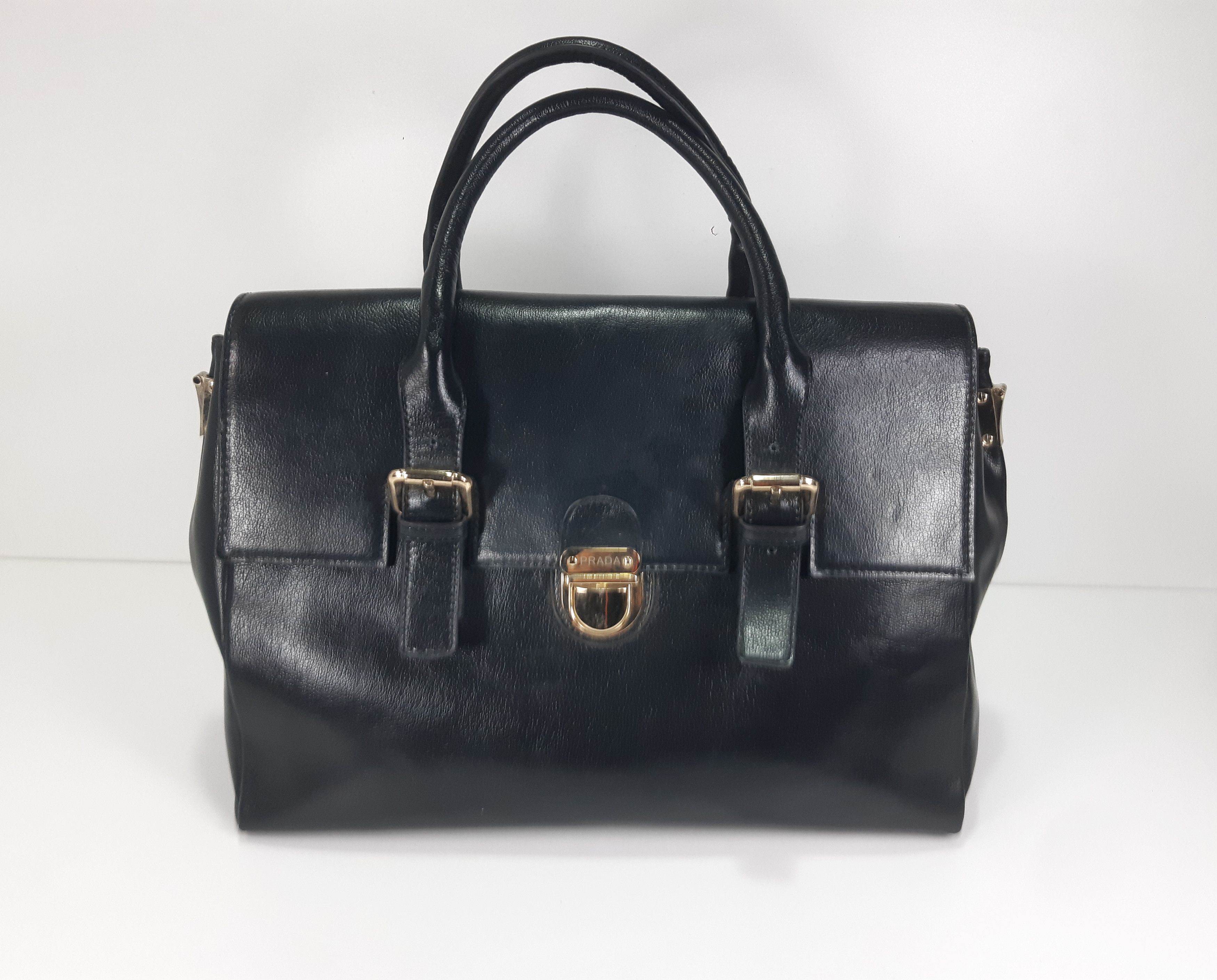 Prada PRADA Milano Leather Bag AUTHENTIC Size ONE SIZE - 1 Thumbnail