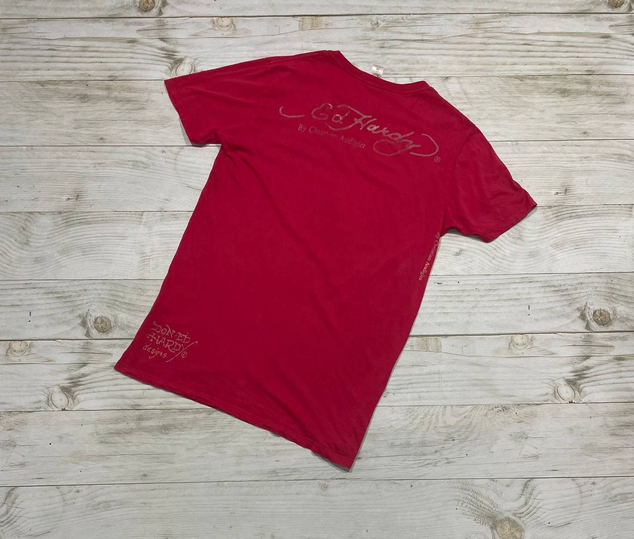 Christian Audigier Vintage Ed Hardy By Christian Audigier T-Shirt Logo Japan Size US M / EU 48-50 / 2 - 13 Thumbnail