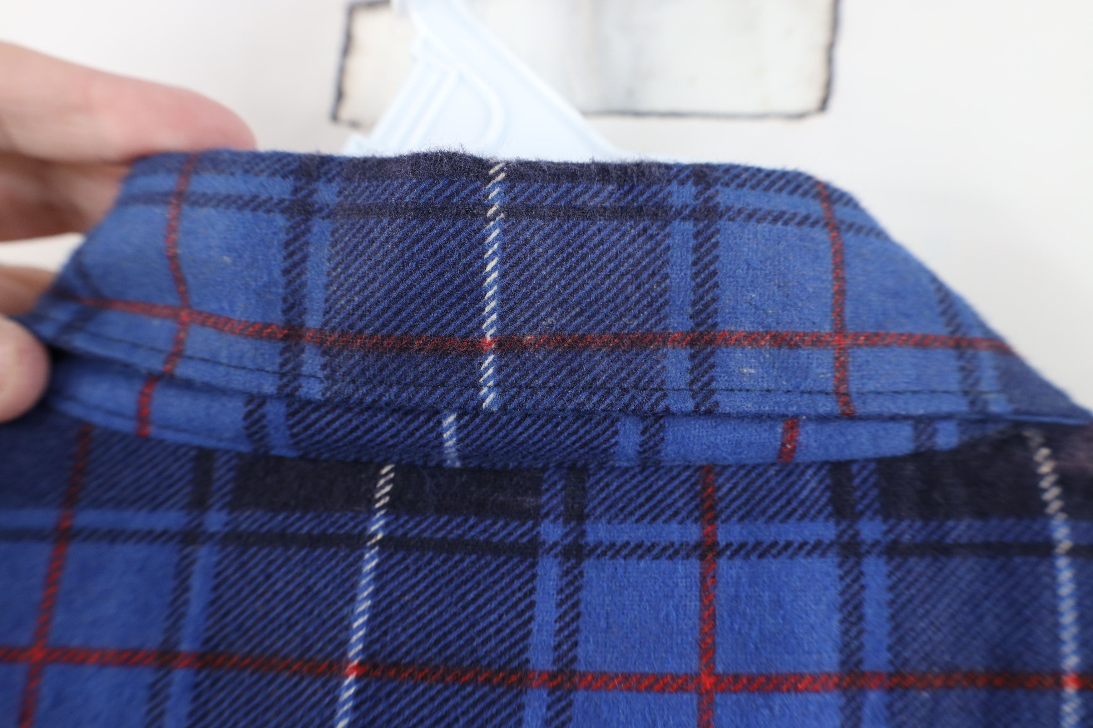Vintage Deadstock Vintage 70s Streetwear Flannel Button Shirt Plaid Size US L / EU 52-54 / 3 - 10 Thumbnail