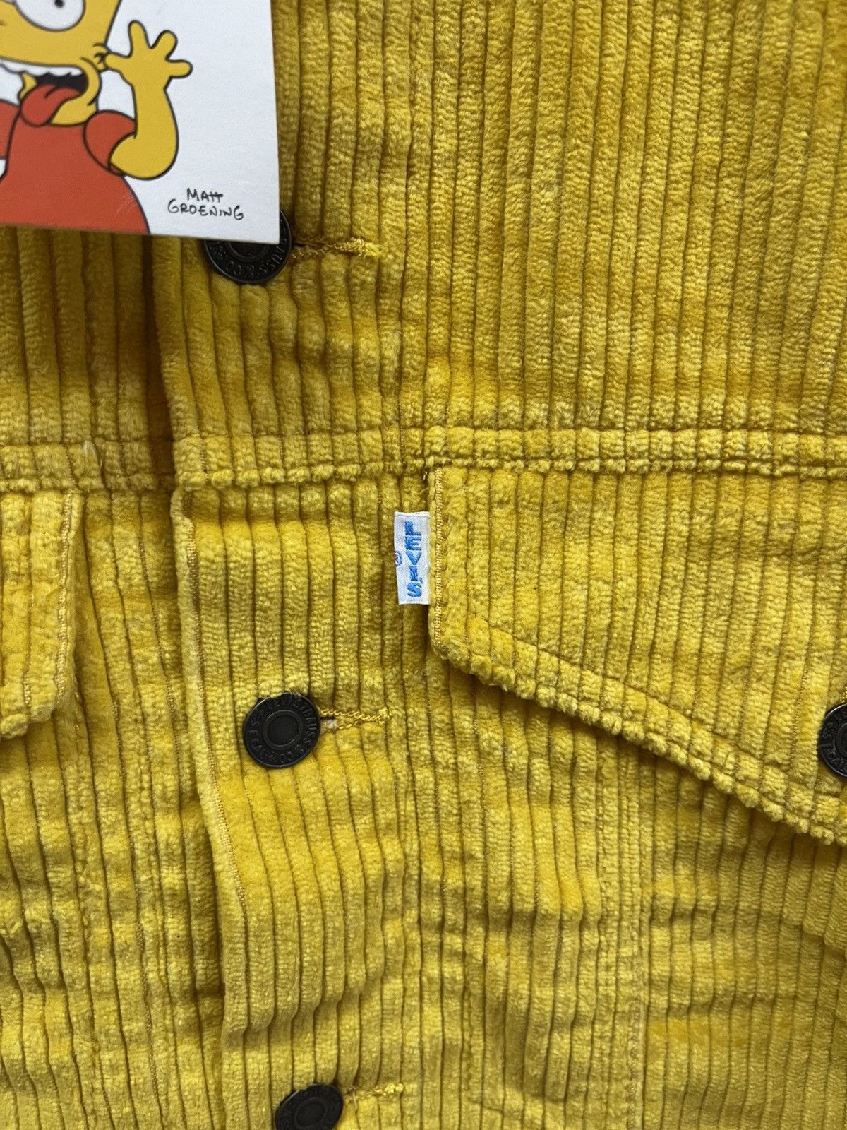 Levi's Levi's x The Simpsons Corduroy Trucker Jacket🔥🔥🔥 Size US M / EU 48-50 / 2 - 5 Thumbnail