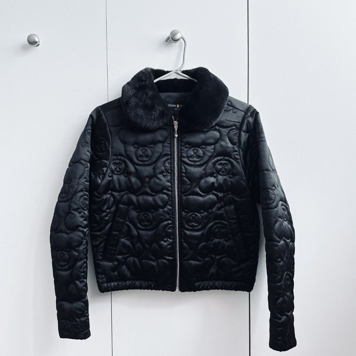 Teddy Fresh Teddy Fresh Quilted Faux Fur Collar Jacket Size S / US 4 / IT 40 - 7 Thumbnail