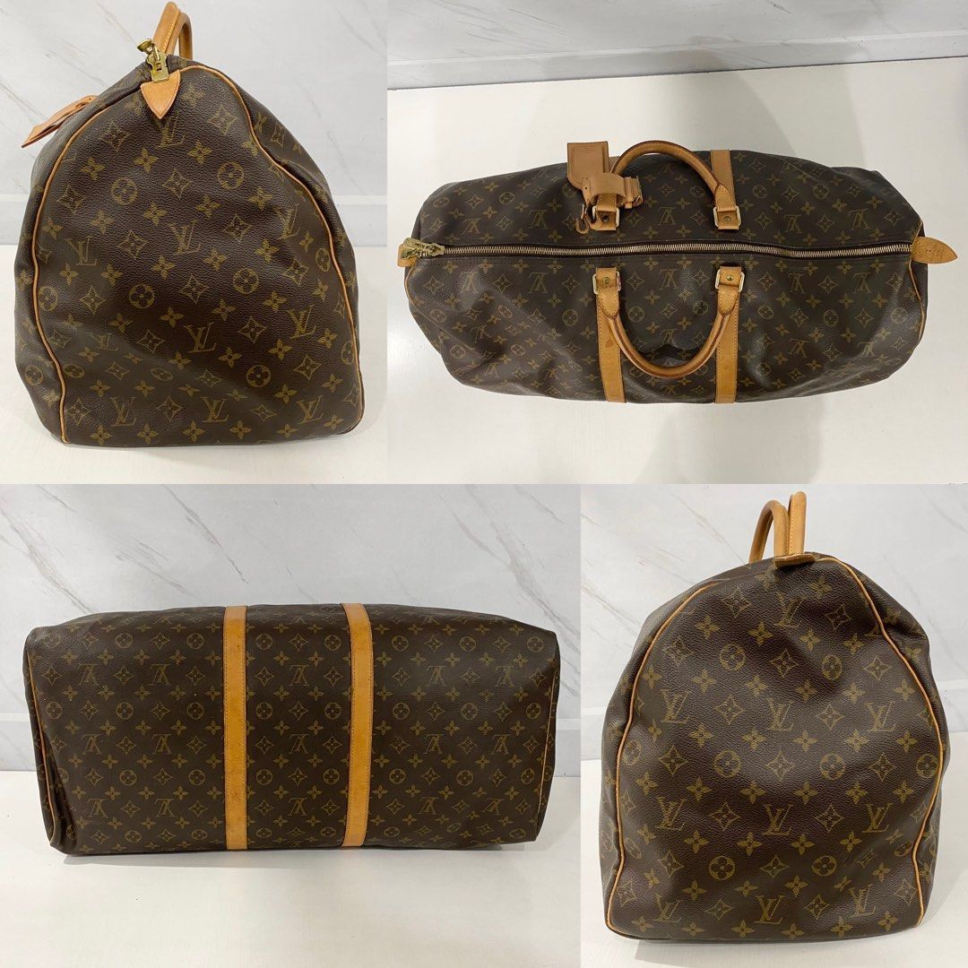 Louis Vuitton Louis Vuitton Monogram Keepall Bandouliere 60 Boston Bag Size ONE SIZE - 3 Thumbnail