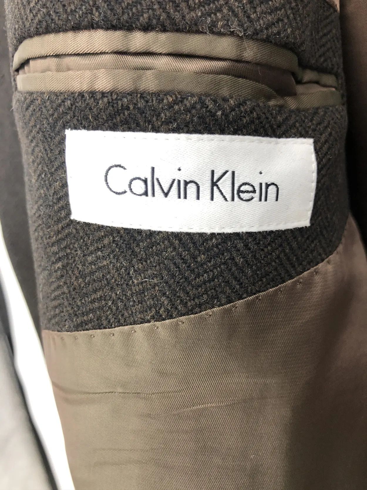 Calvin Klein CALVIN KLEIN Wool Long Coat xxl single breasted Size US XXL / EU 58 / 5 - 8 Thumbnail