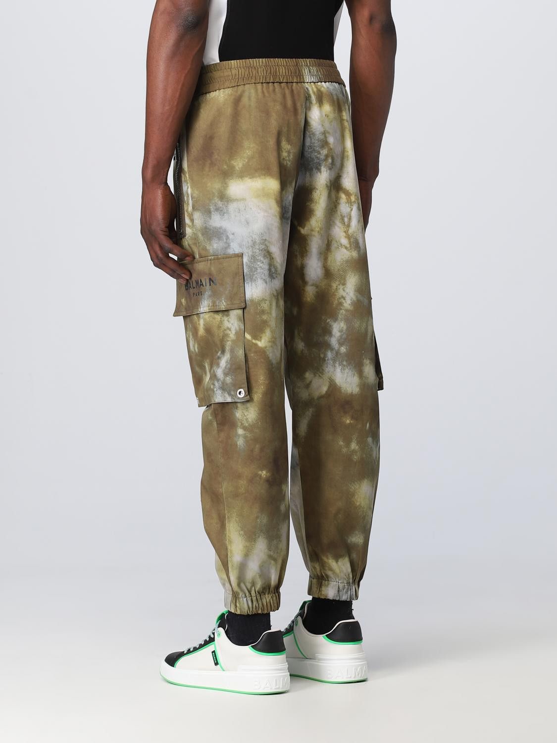 Balmain o1y0426 Cargo Pant in Multicolor Size US 34 / EU 50 - 3 Thumbnail