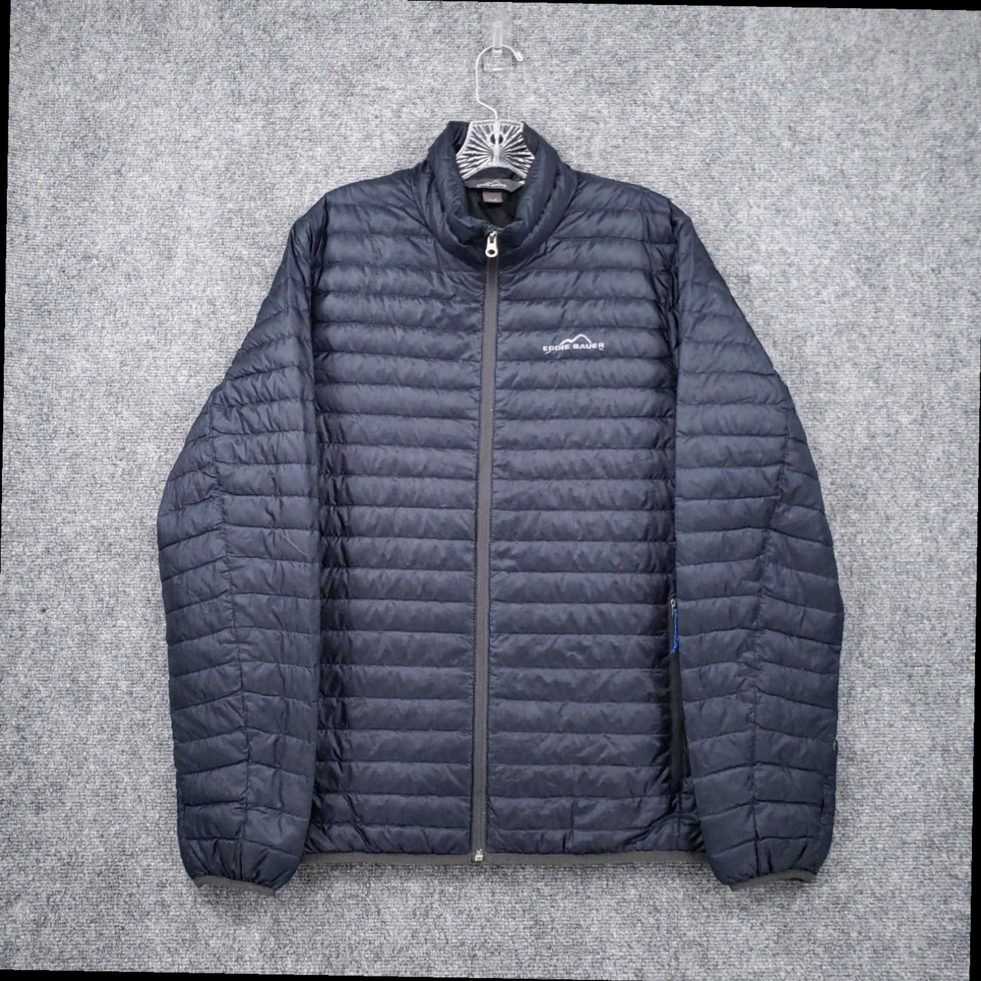 Eddie Bauer EB650 authentic winter goose down quilted puffer midi park jacket XXL